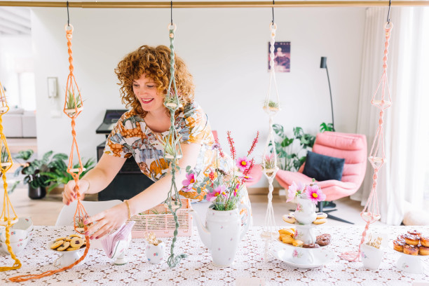 Knoop het team dichter bij elkaar - workshop macramé luchtplanthangers