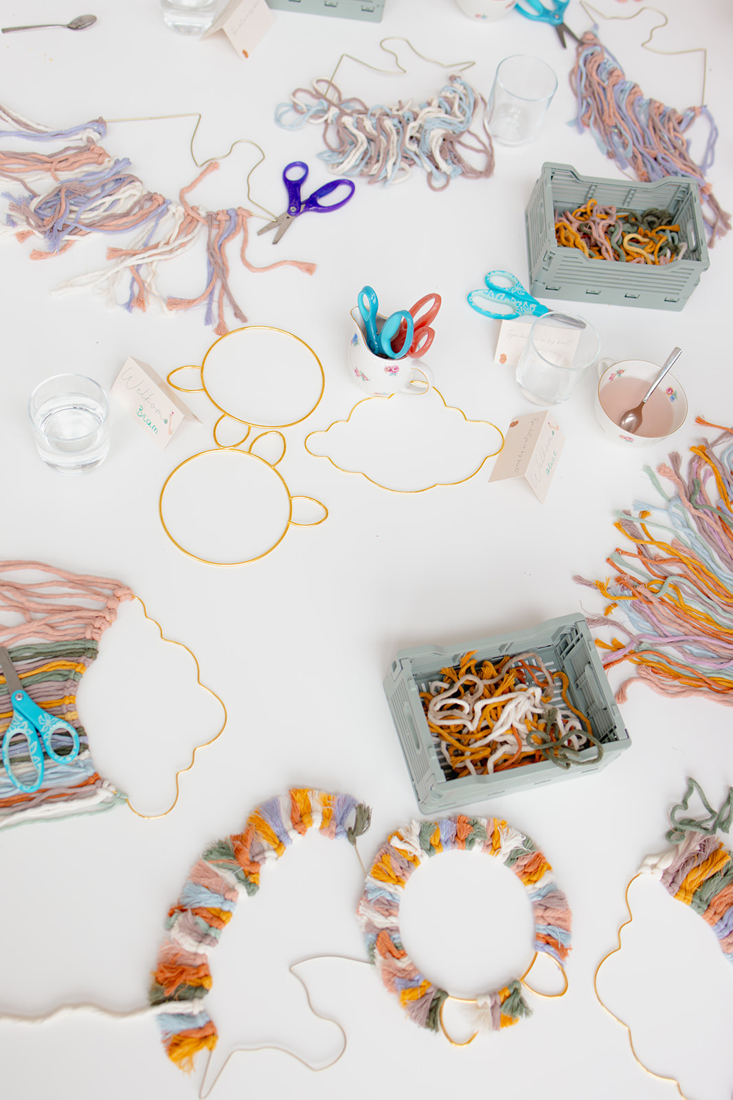 Betoverende Unicorn Macramé Partybox voor Kleintjes 🦄 - Foto