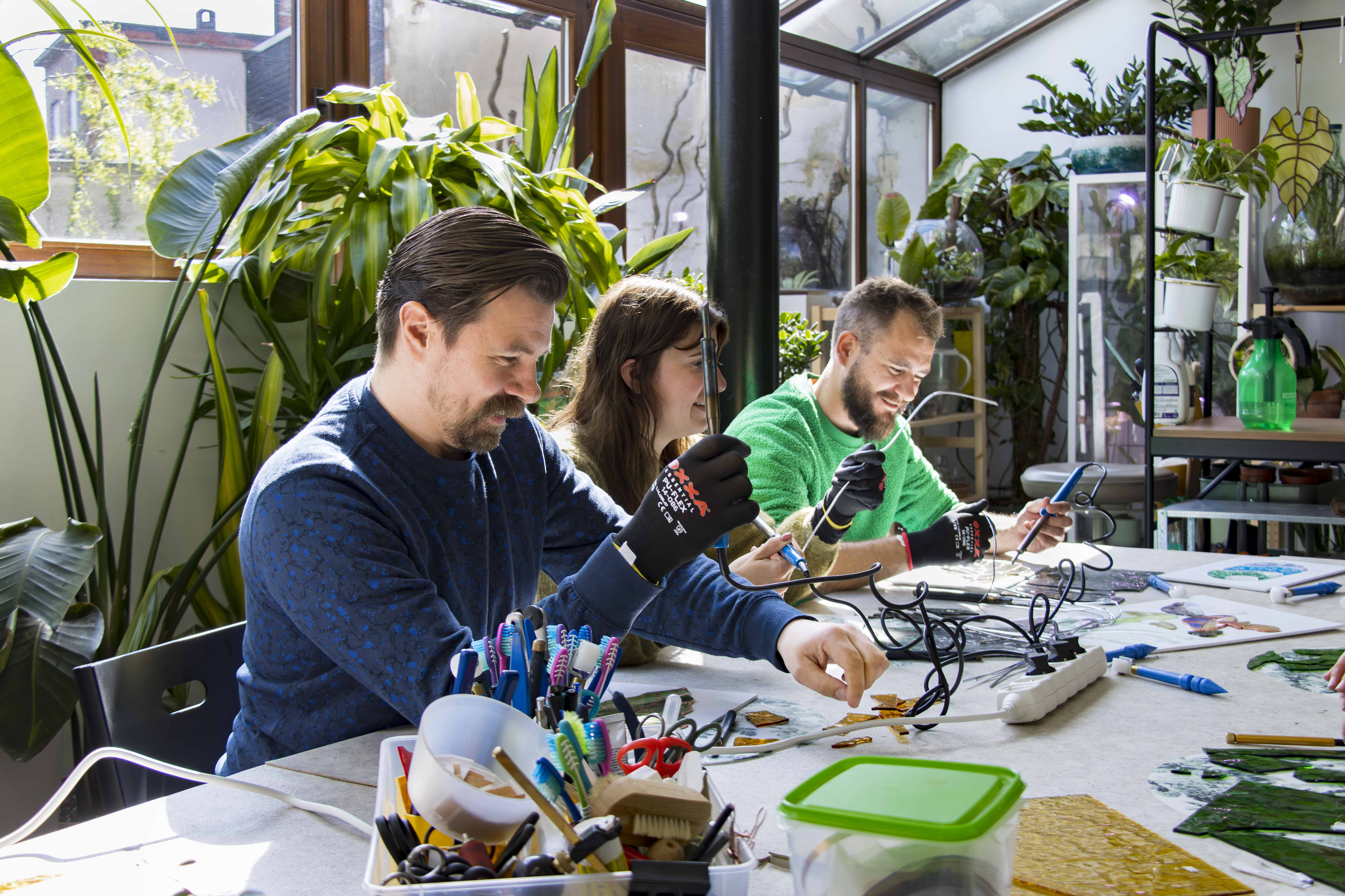Workshop glas-in-lood - maak je eigen kunstwerk (LIMBURG) - Foto