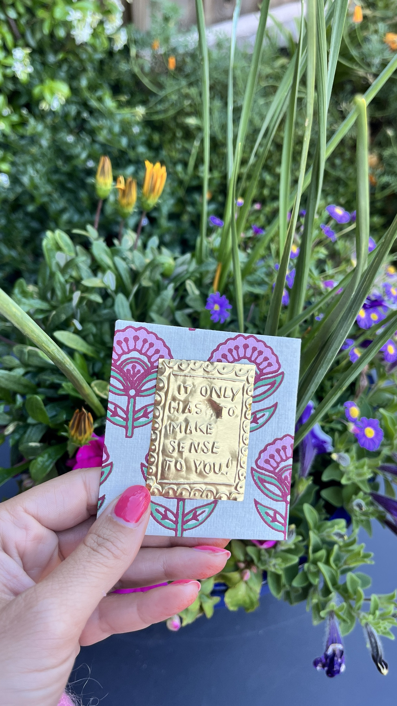 Metaalfolie Embossing Workshop Walk-in/inloop - Foto