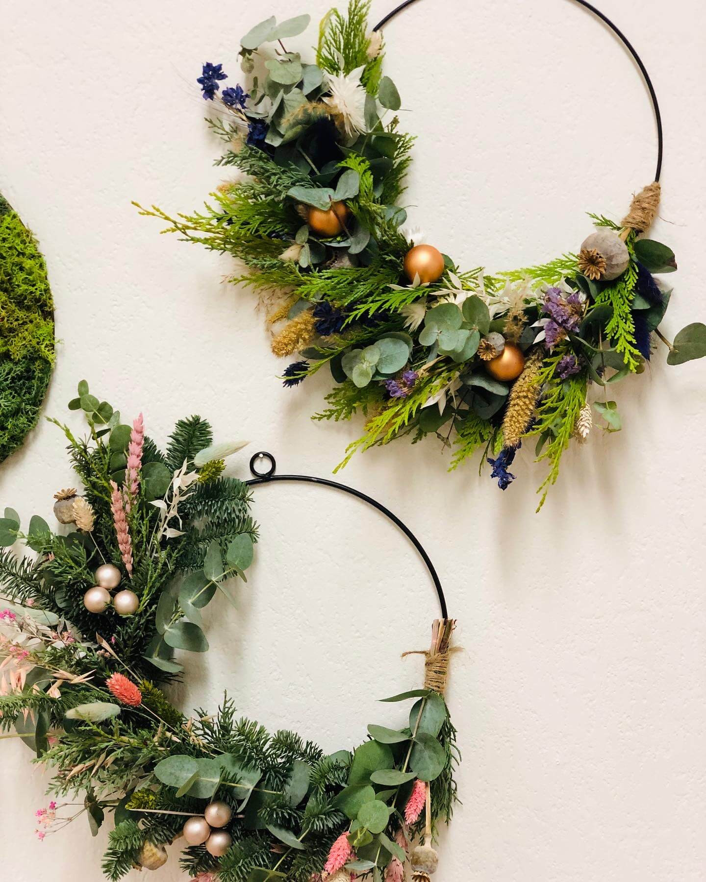 Workshop kerstkrans droogbloemen - 3 december 2025 - Zwolle - Foto