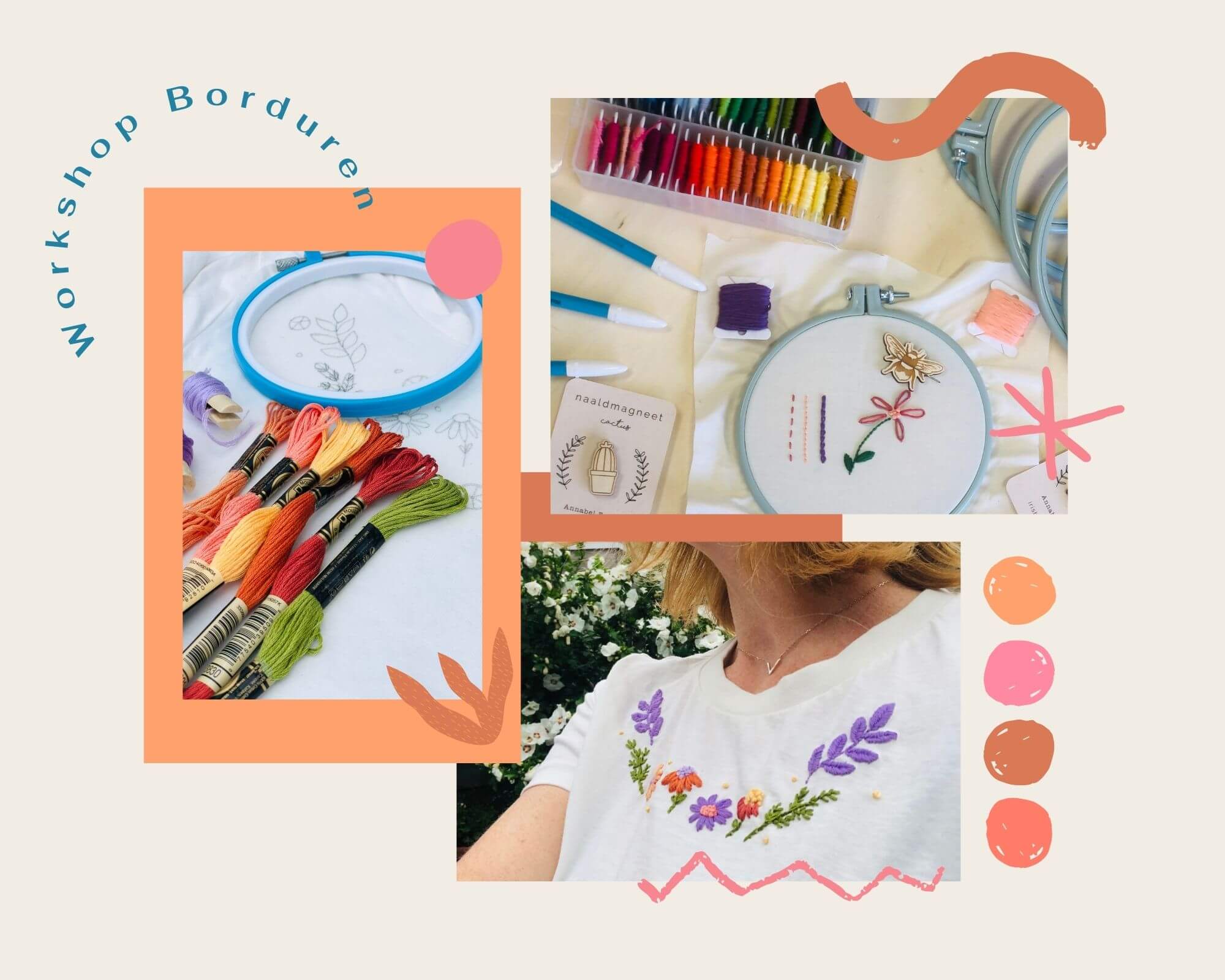 Workshop Borduren (Basis) - 12 februari 2026 - Zwolle - Foto