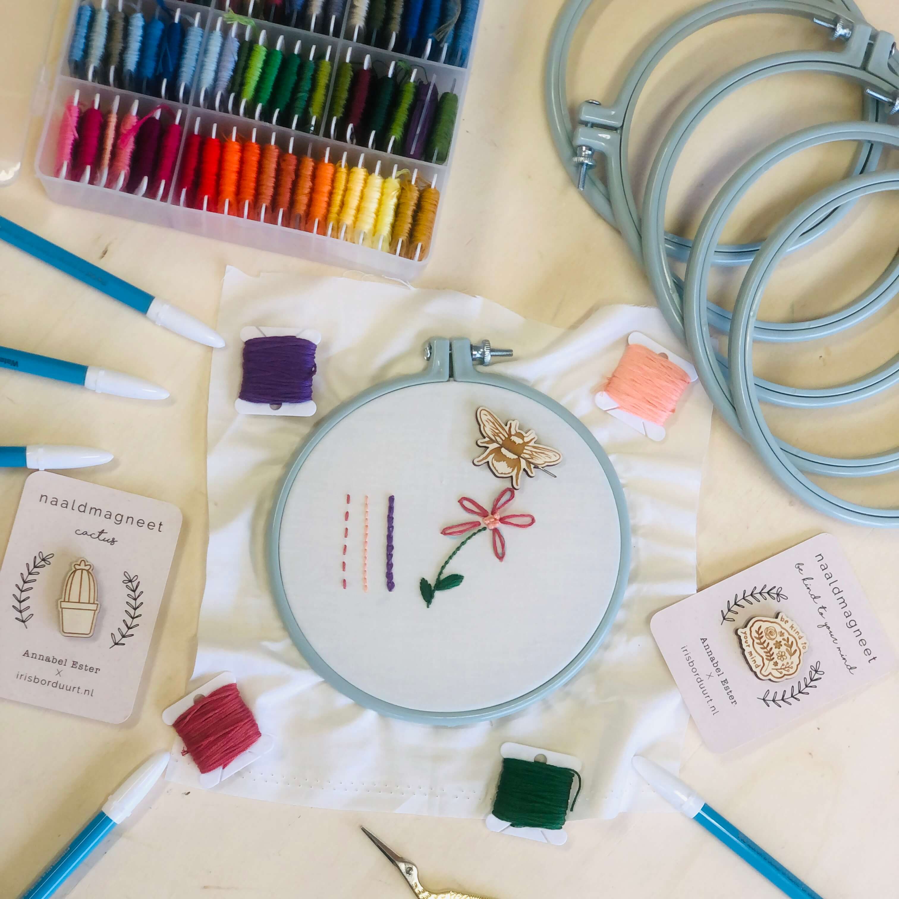 Workshop Borduren (Basis) - 9 april 2026 - Zwolle - Foto