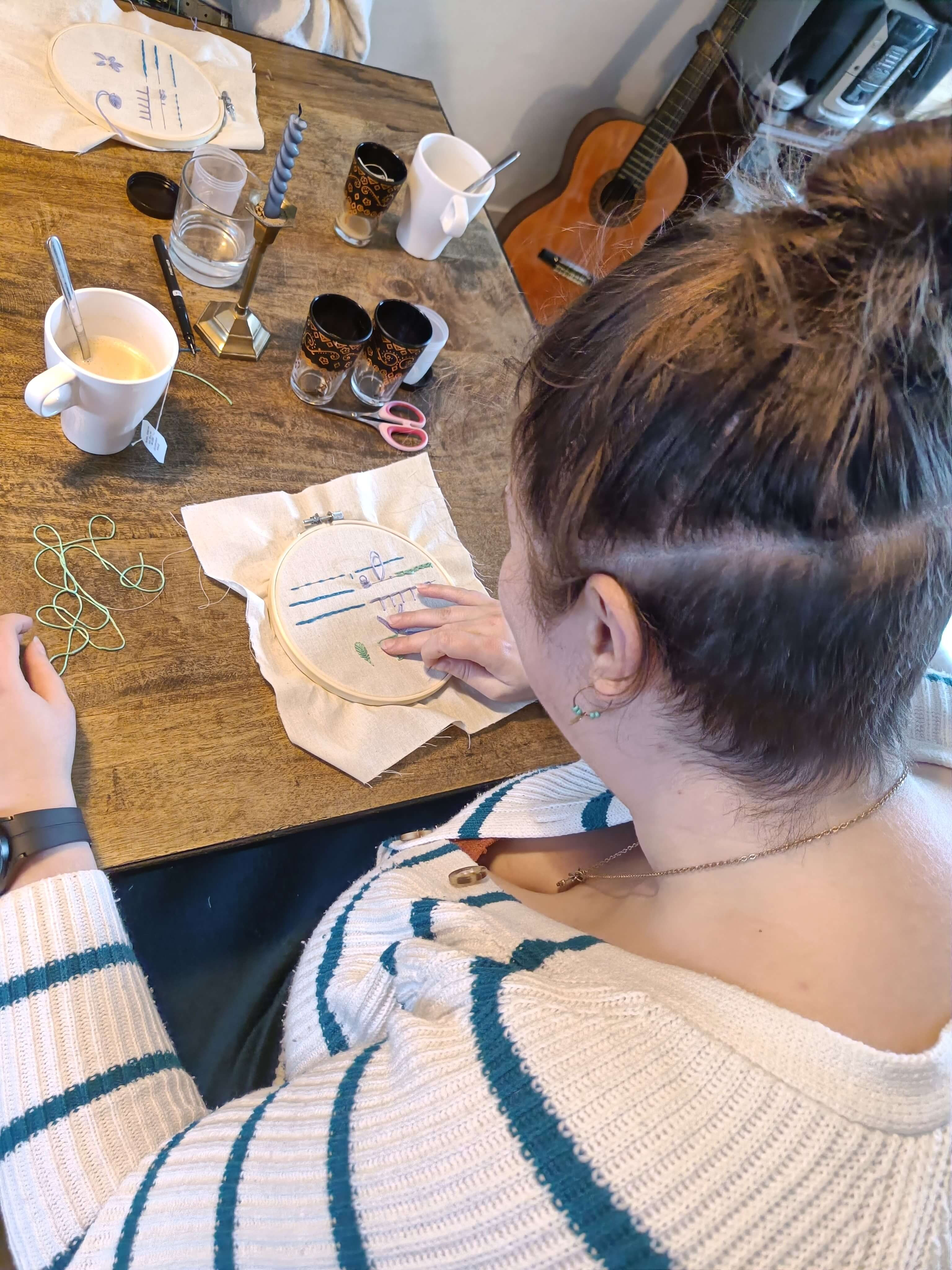 Initiatie borduren op textiel: creëer je eigen tote bag - Foto