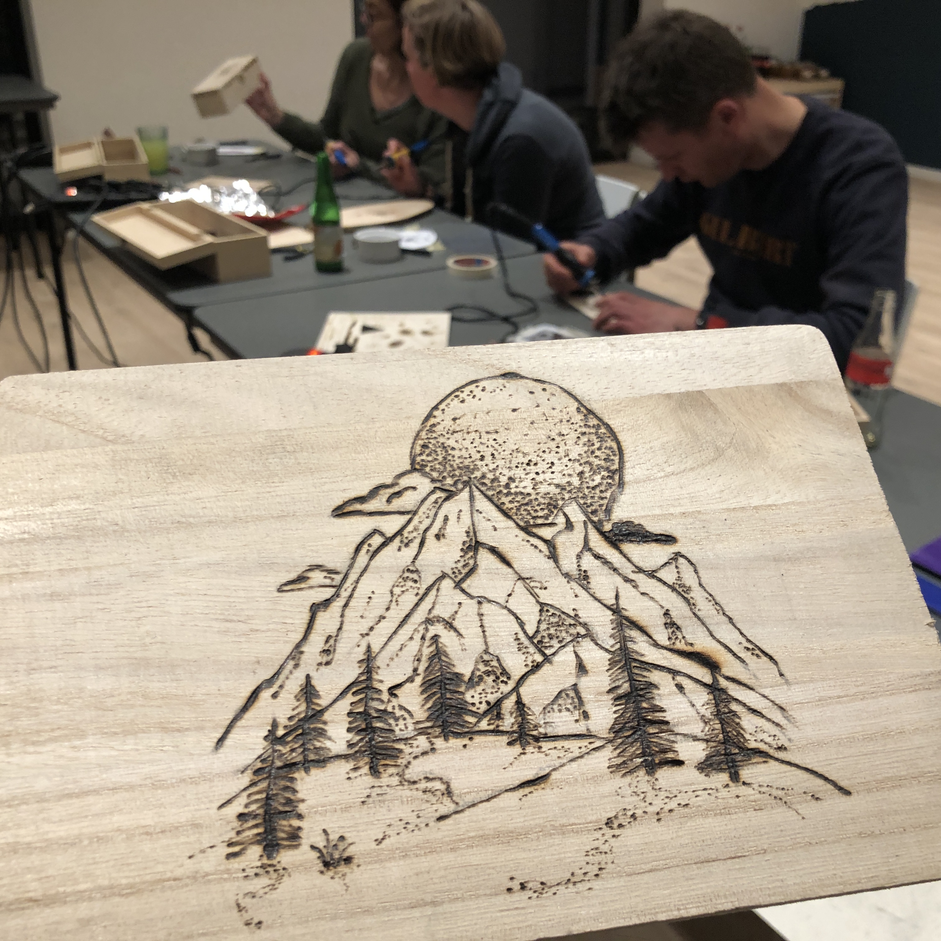 Houtbranden KERSTEDITIE, de kunst van het houtbranden - Foto