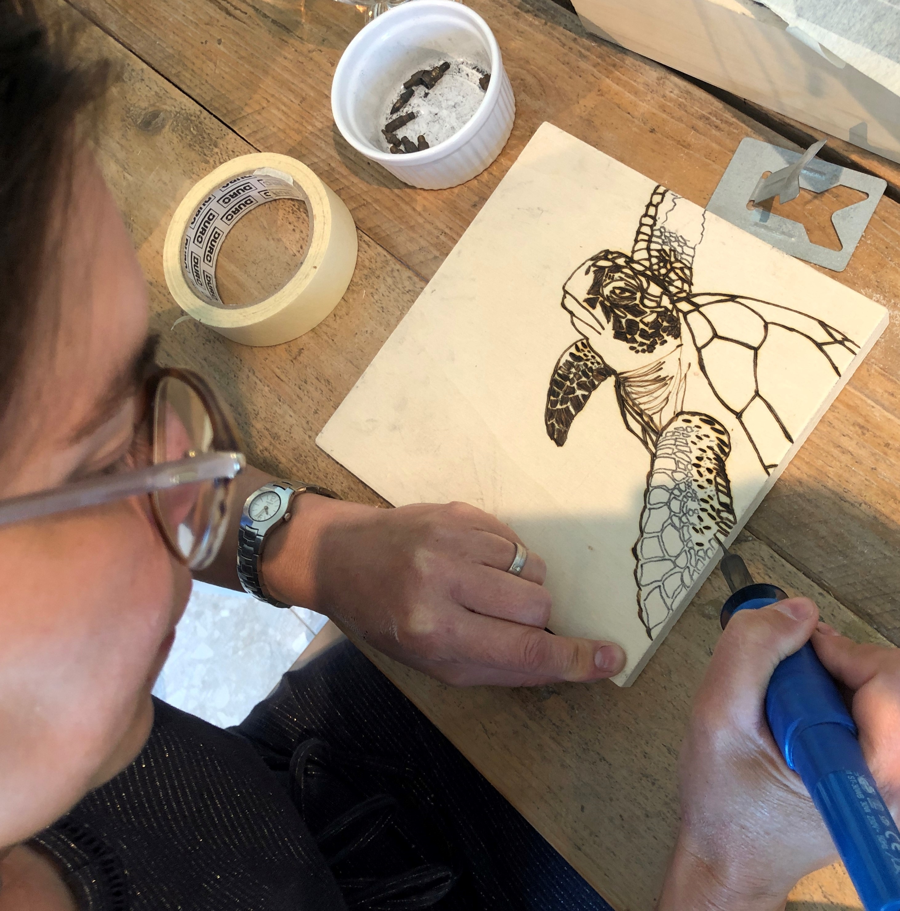 Houtbranden KERSTEDITIE, de kunst van het houtbranden - Foto