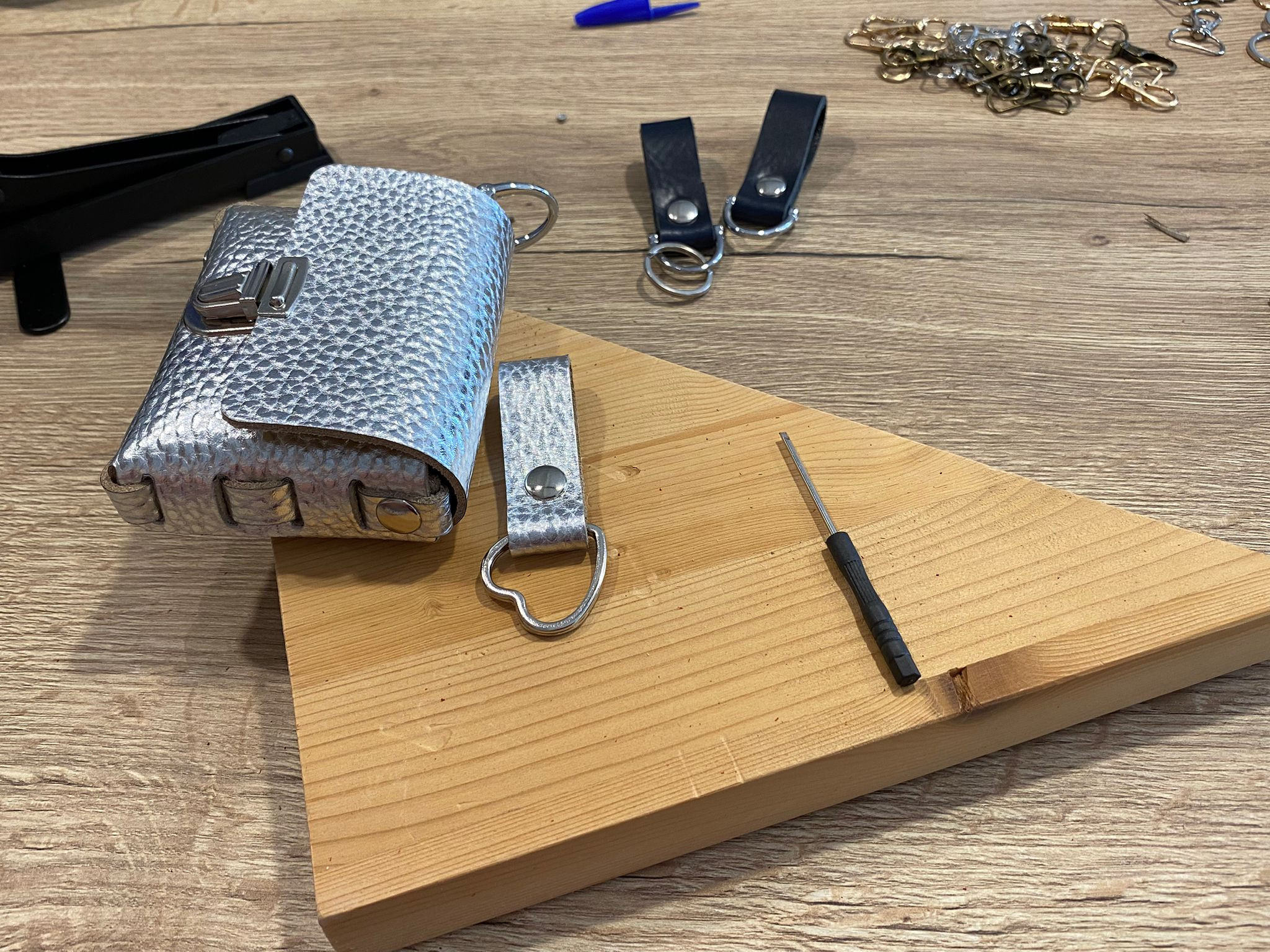 Workshop - Lederen handtas - Foto