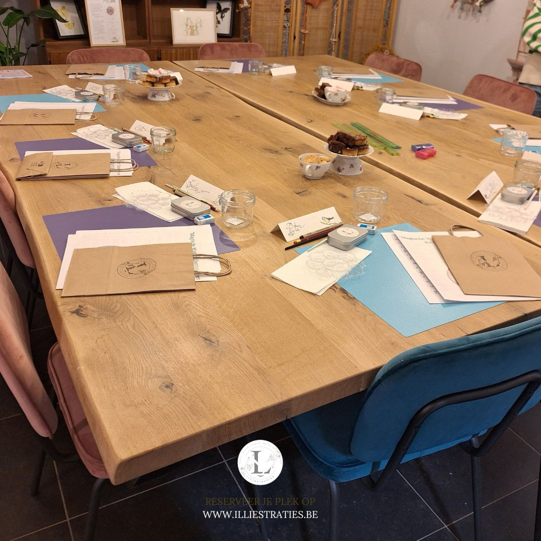 Aquarel Kerstworkshop - Maak jouw kat de hoofdrolspeler in dit verhaal! - Foto