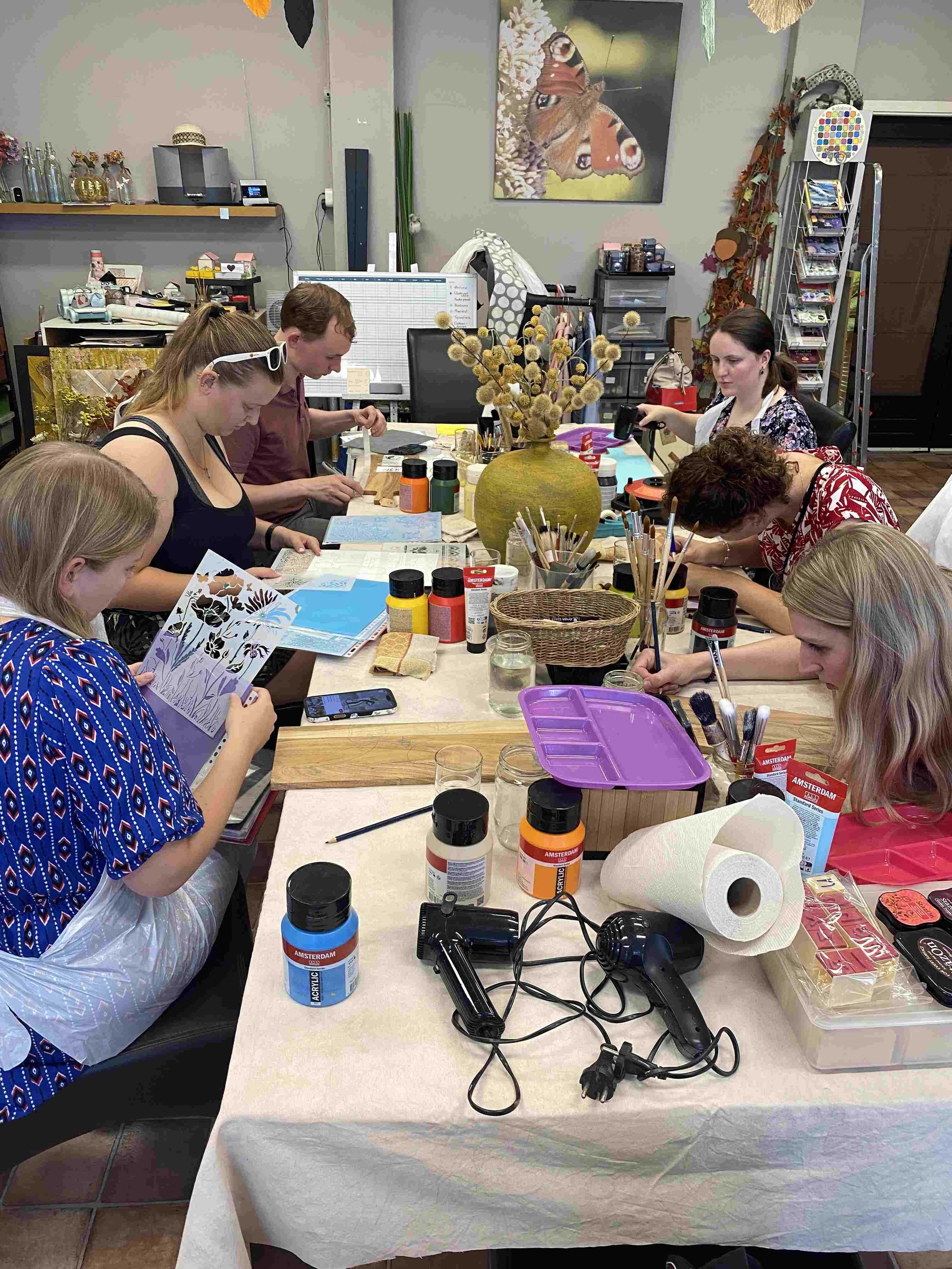 Tapas/borrelplank beschilderen - Foto