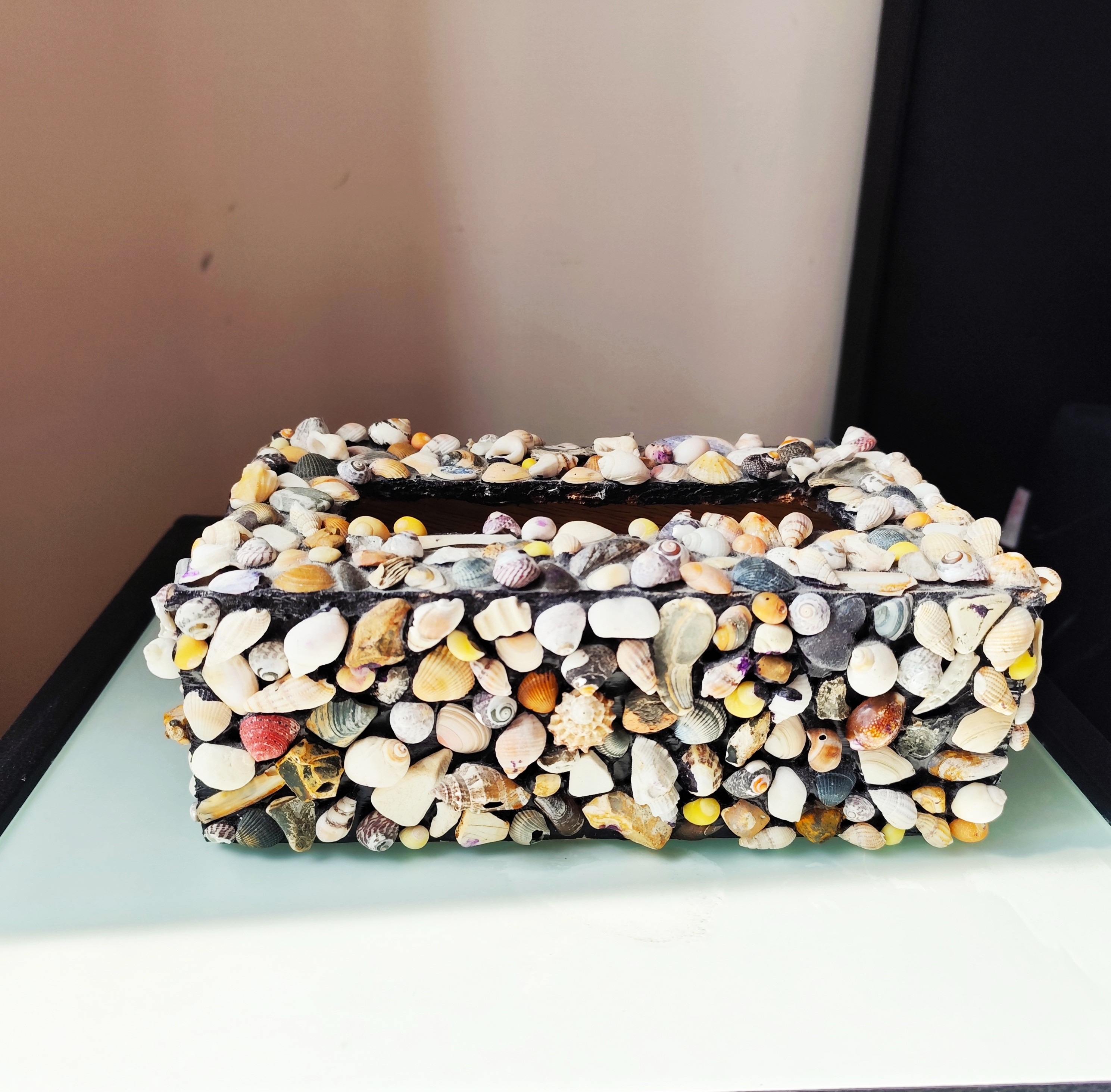 Creatief zijn met zeeschelpen - Foto