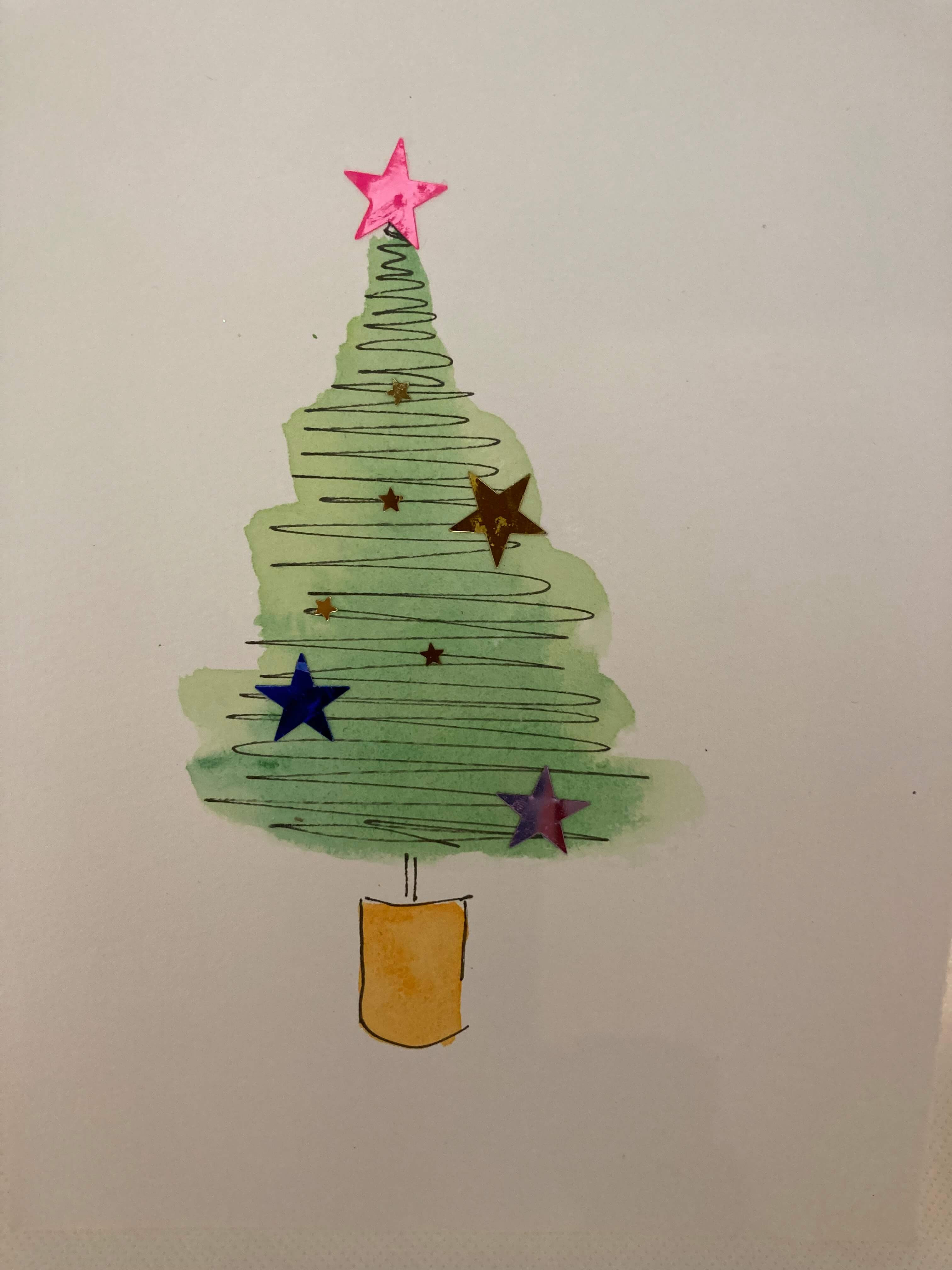 Kerstkaarten maken met aquarelstift @Libelle Winterfair - 15/11 om 10u15 - Foto