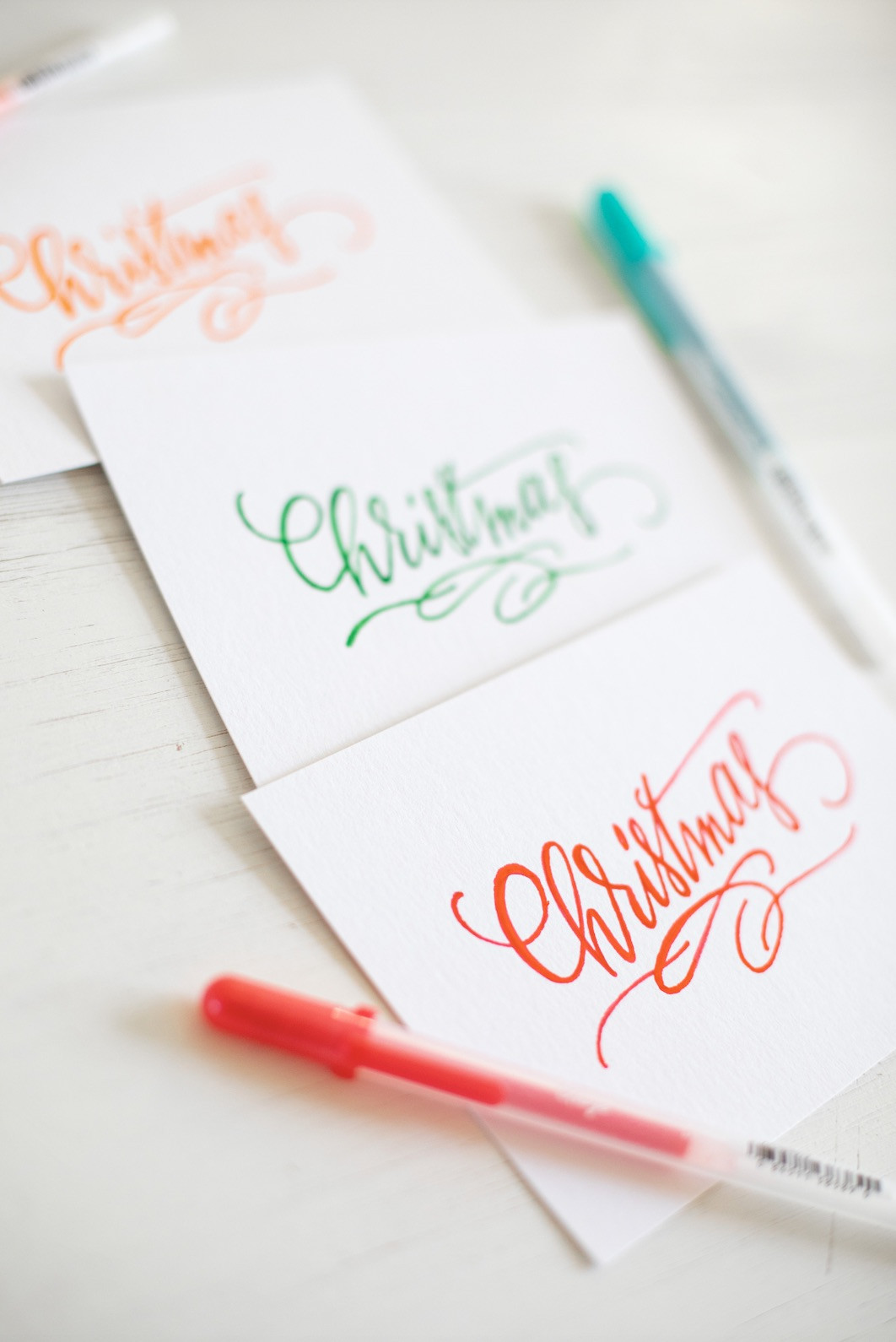 Workshop Kerstkaarten Handletteren @Libelle Winterfair - 15/11 om 10u15 - Foto