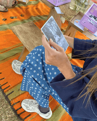 Workshop foto borduren