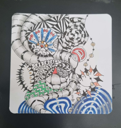 Neurographica tekenen Zen-art/ neurografics