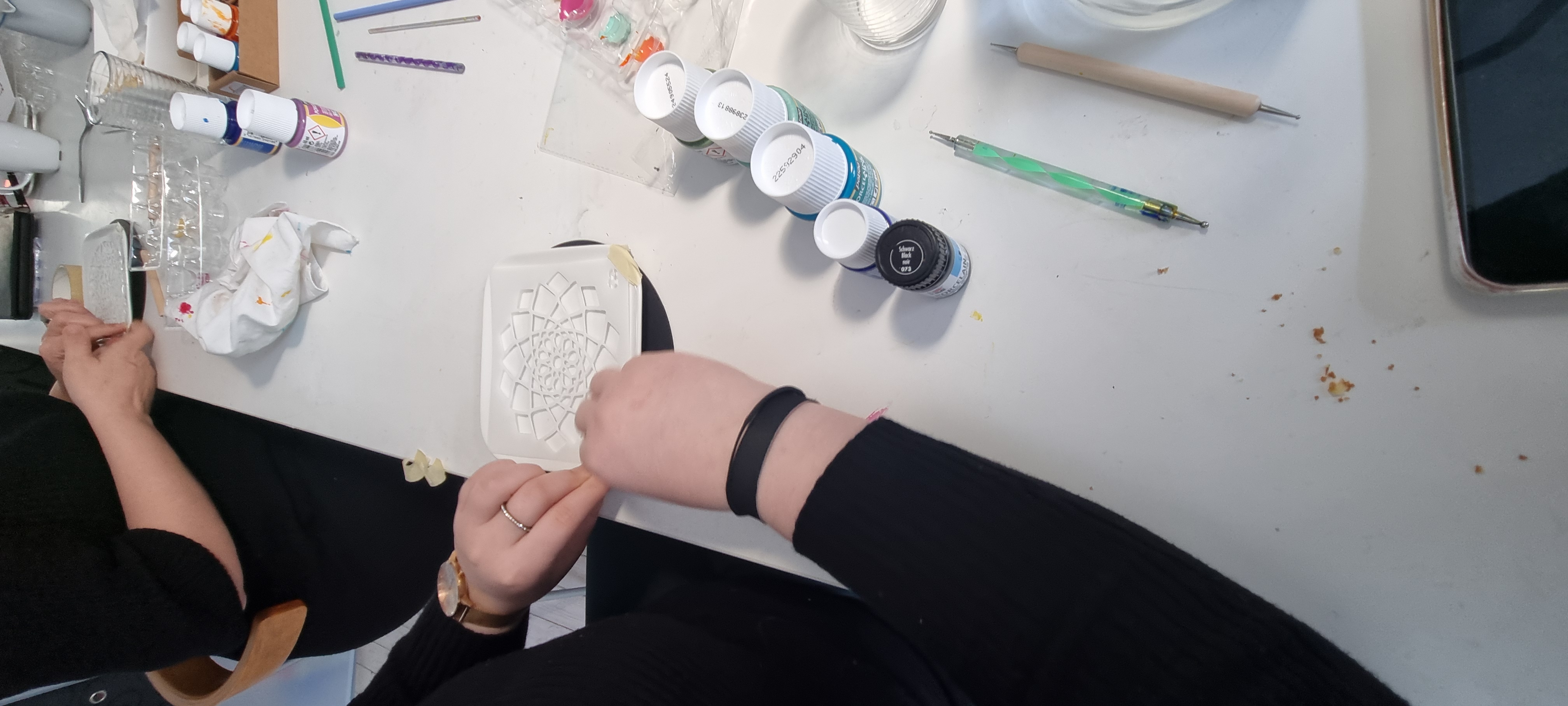 Workshop DOT painting of Stippen - Foto