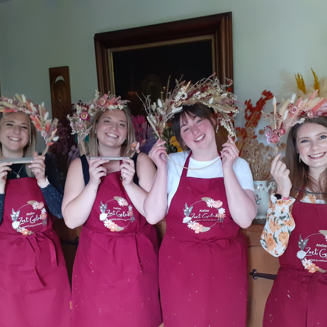 Workshop Flowerhoop met droogbloemen