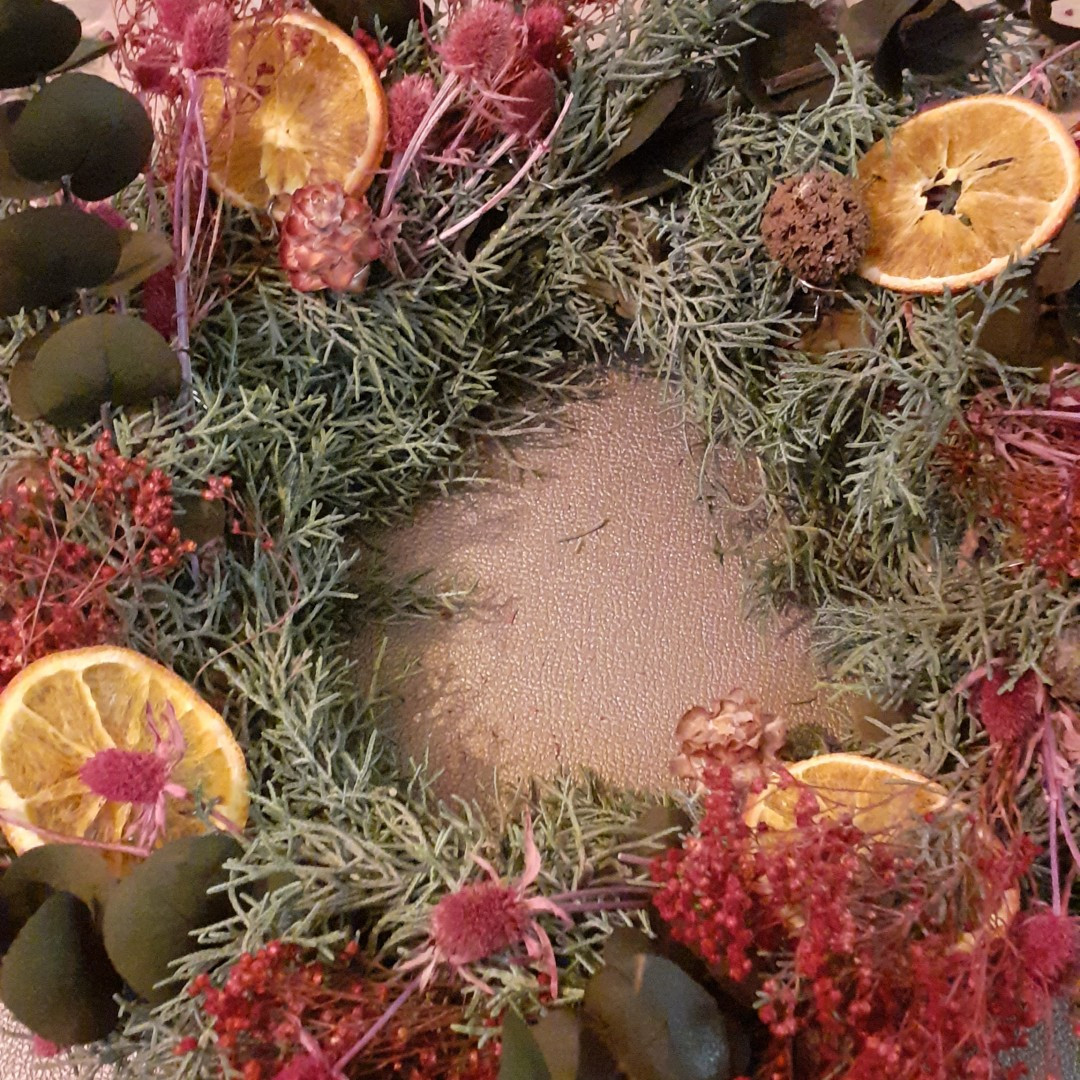 Workshop Kerstkrans maken - Foto