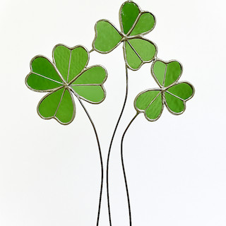 Glas in Lood - Bloem op steel Workshop - Foto