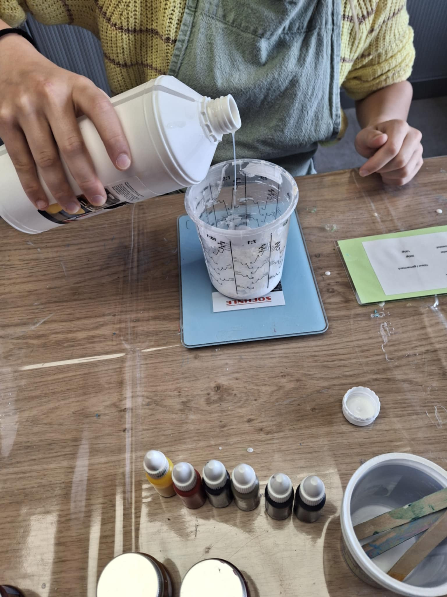 kleurrijk gieren met stukjes - Foto