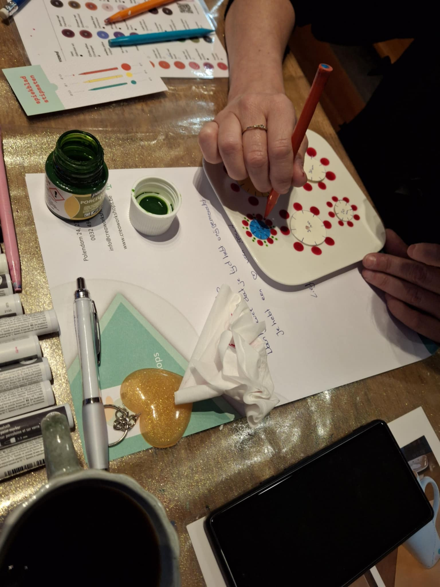 creatief met stippen - Foto