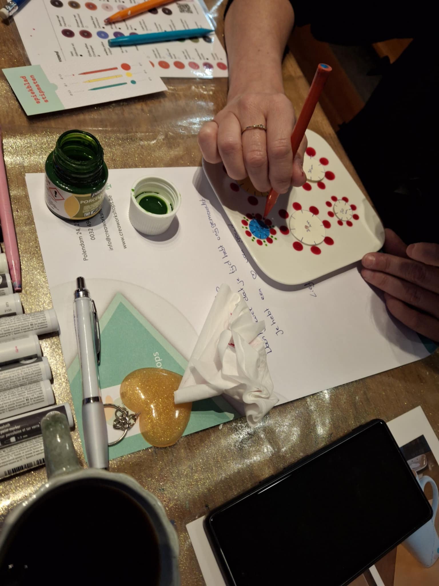 creatief met stippen - Foto