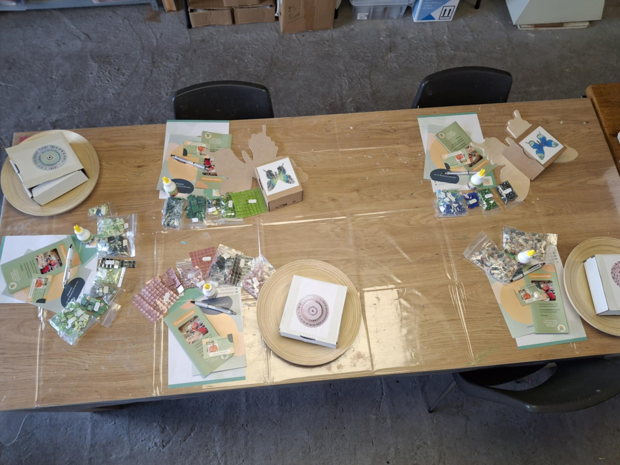 maak je eigen mozaïekkunst - Foto