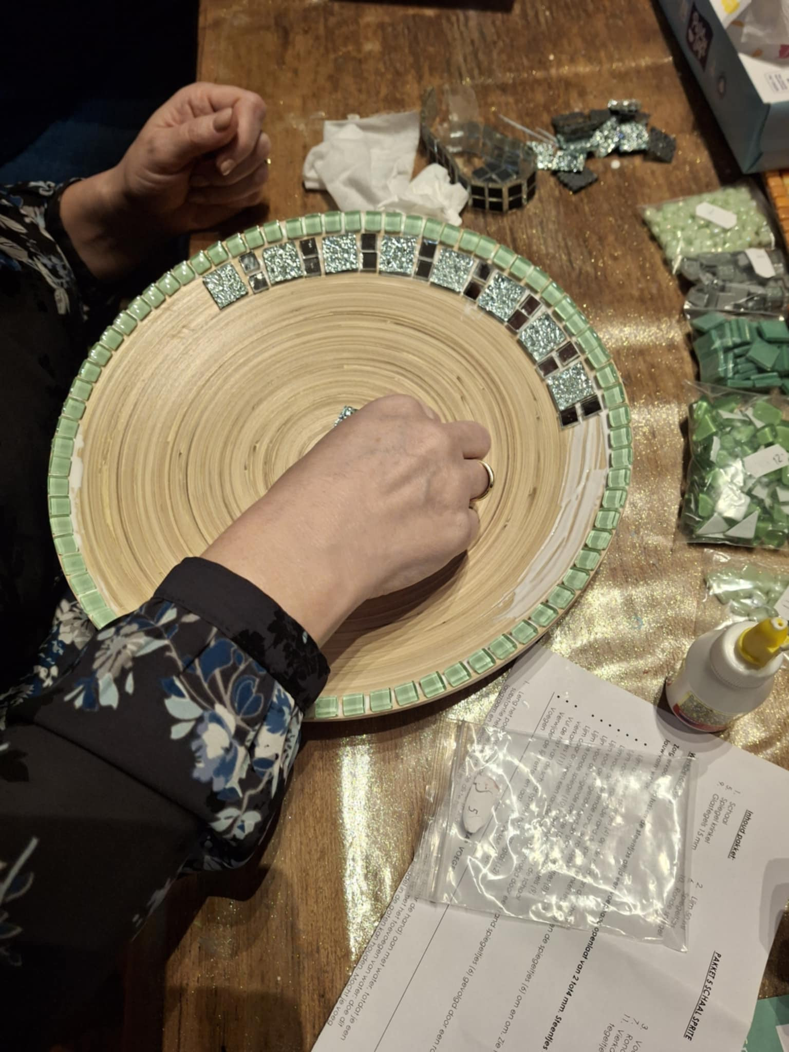 maak je eigen mozaïekkunst - Foto