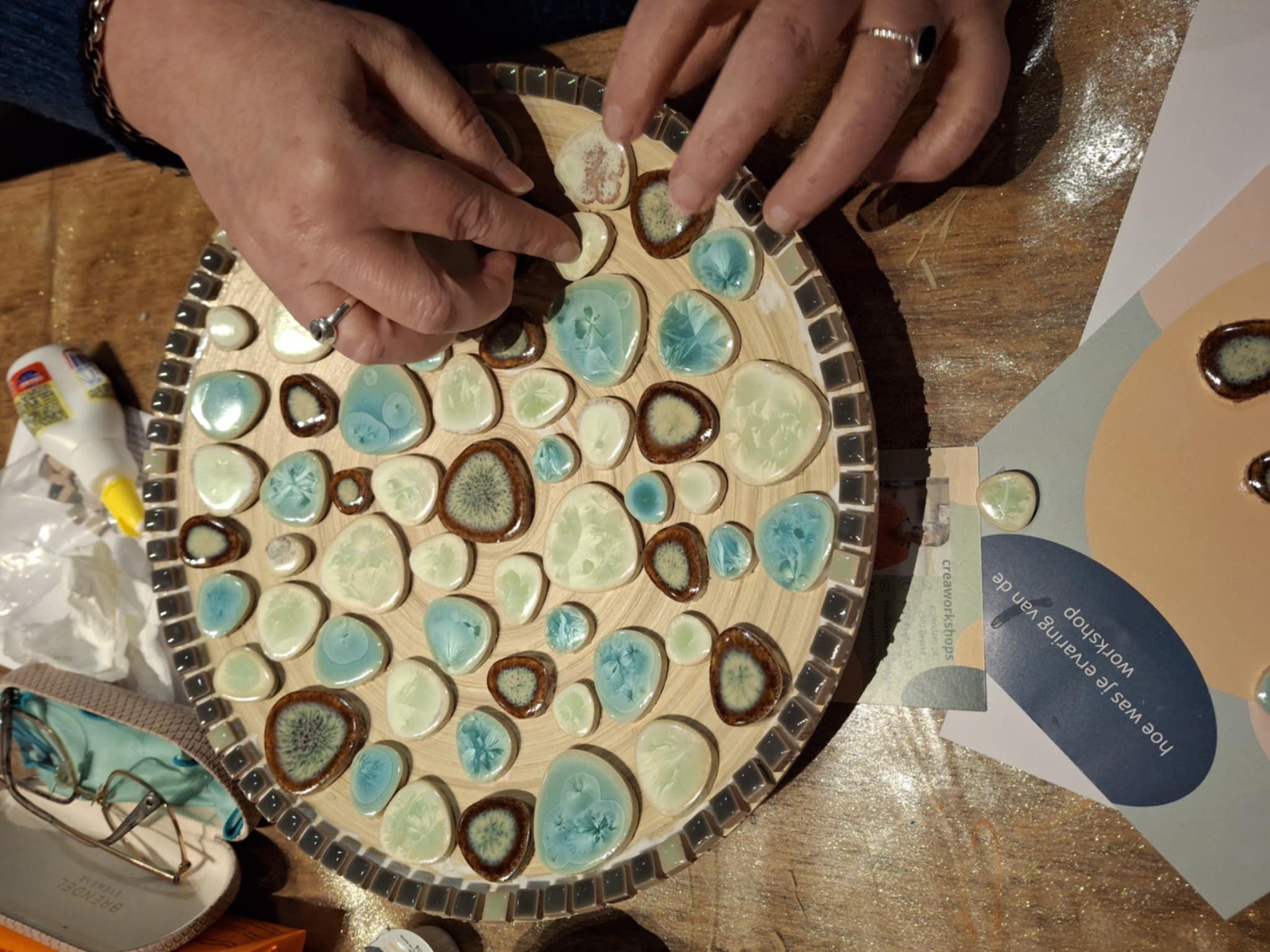 maak je eigen mozaïekkunst - Foto