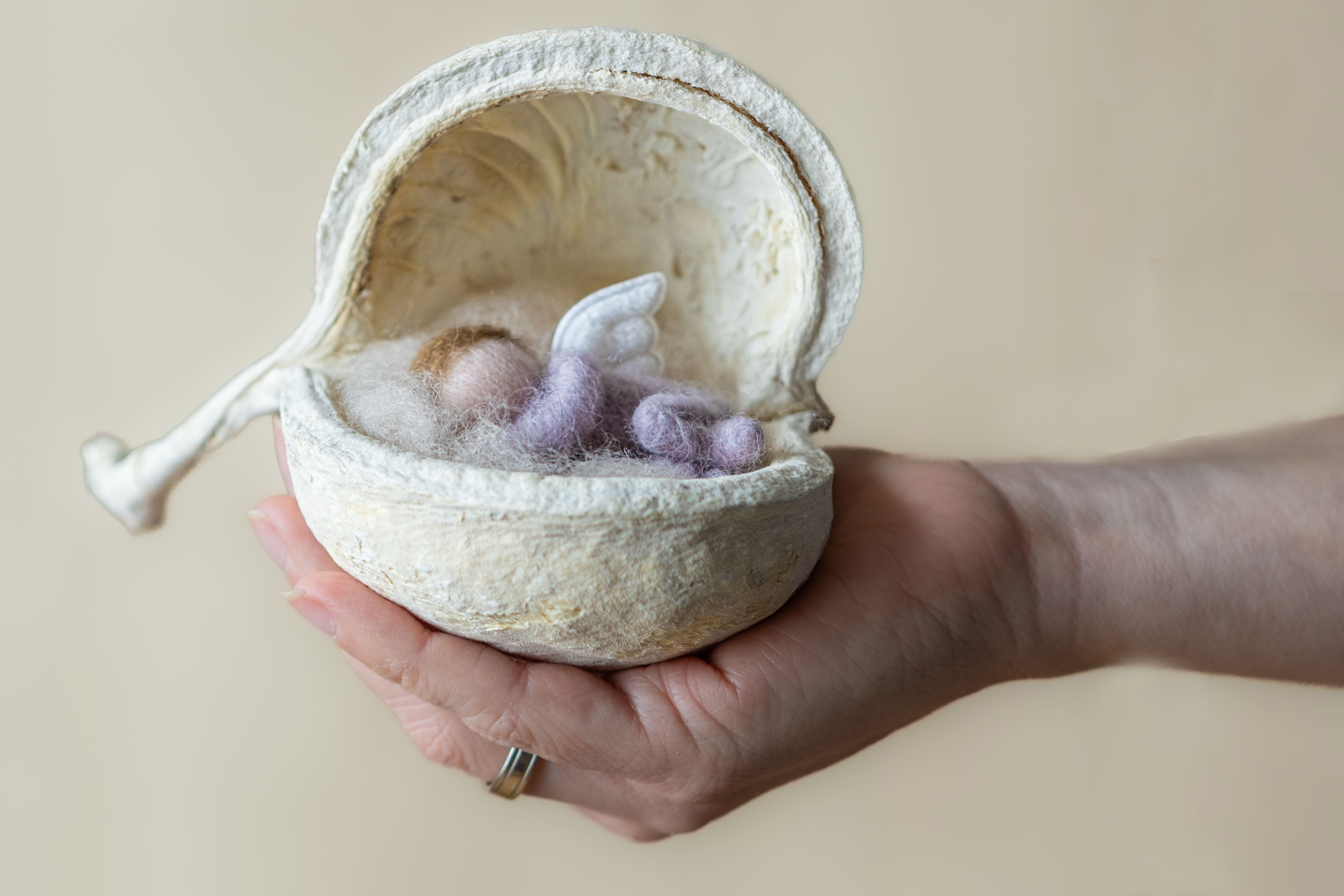 workshop koesterpopje maken uit wol - Foto