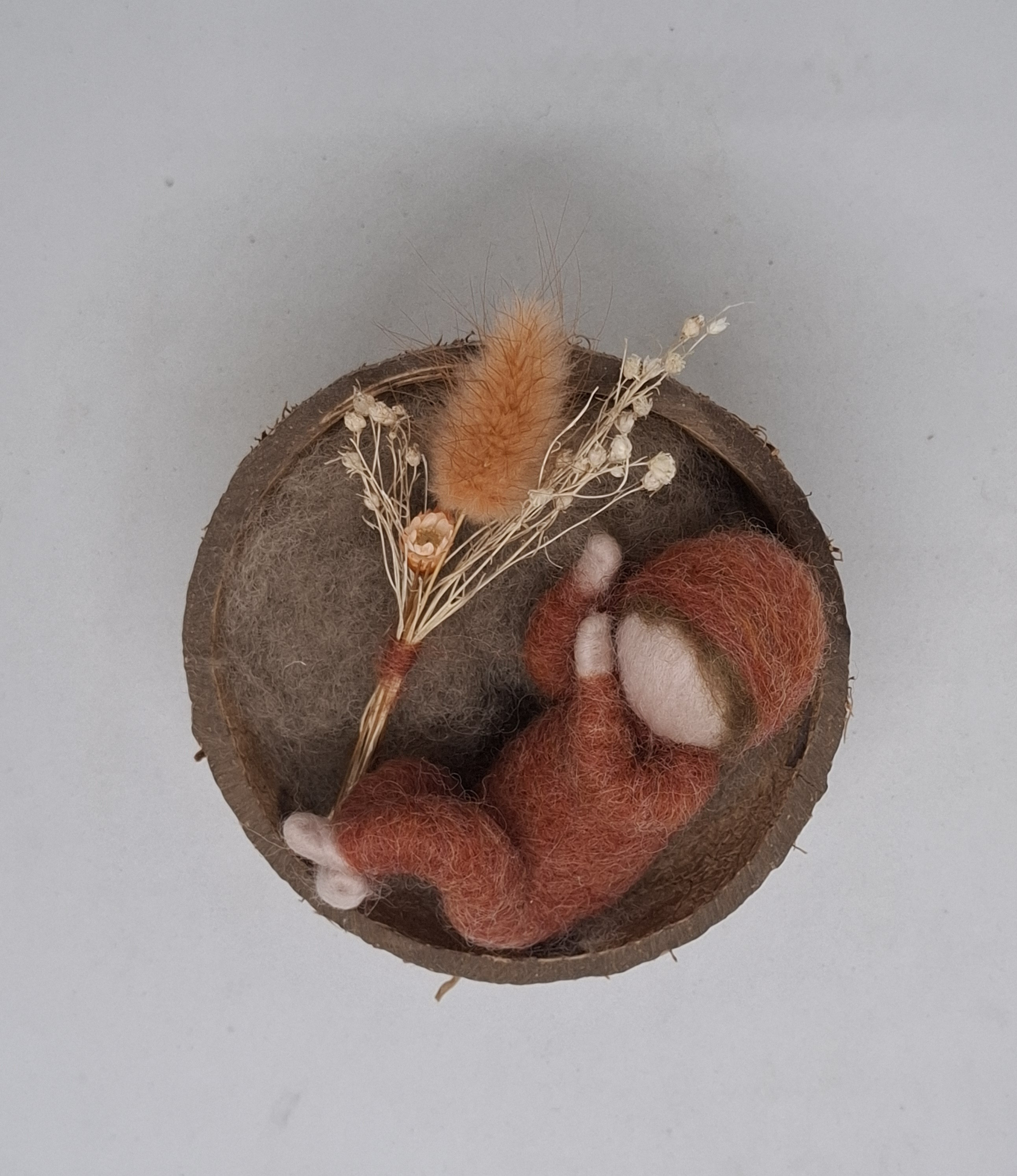 workshop koesterpopje maken uit wol - Foto