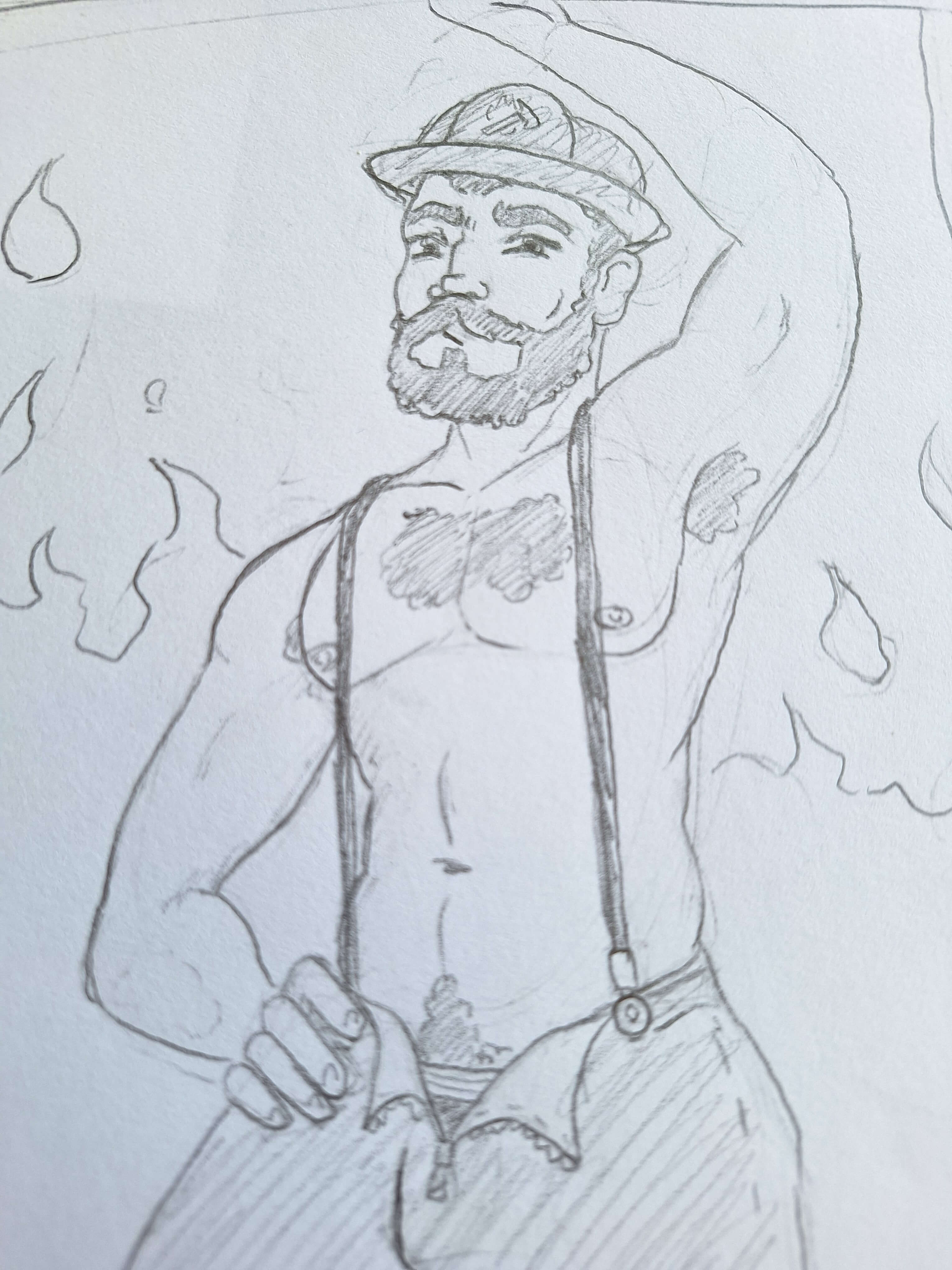 Hete Binken tekenen - Foto