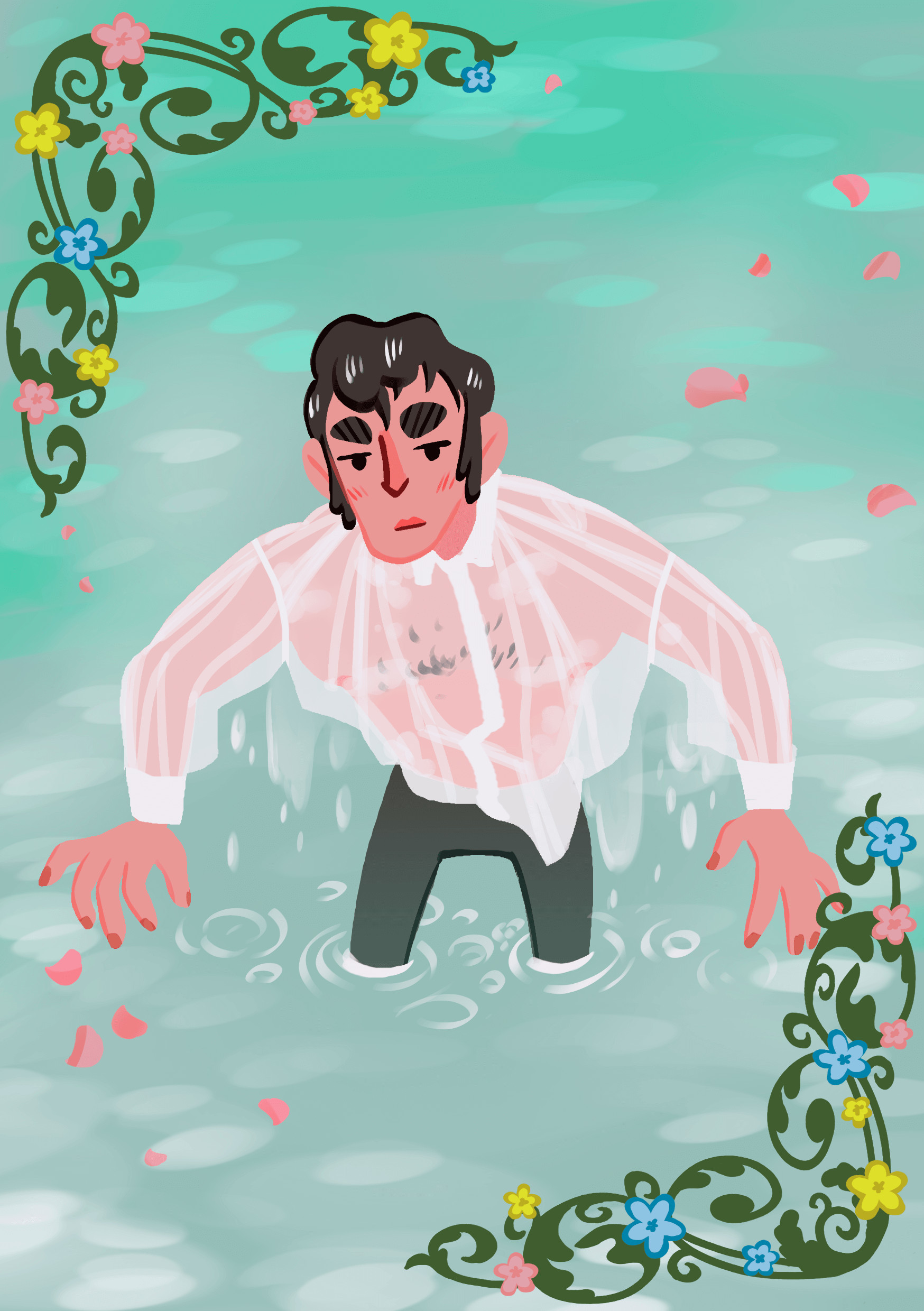 Hete Binken tekenen - Foto