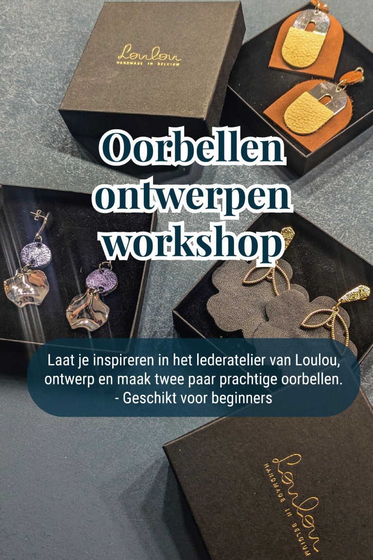 Feestjuwelen in leer workshop - Foto