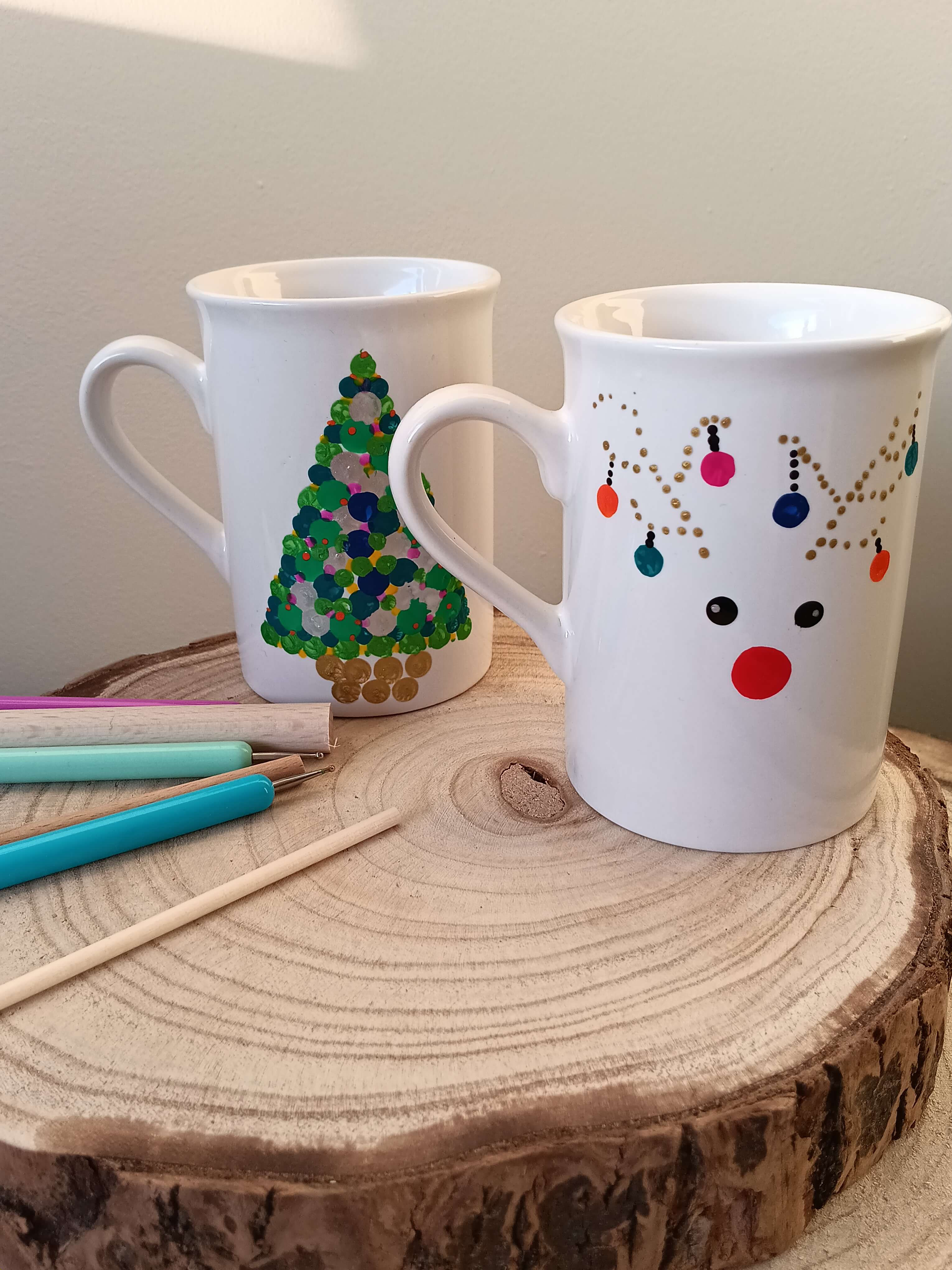 DOT Painting: Kerstige stipkunst op porselein @Libelle winterfair - 13/11 om 13u45 - Foto