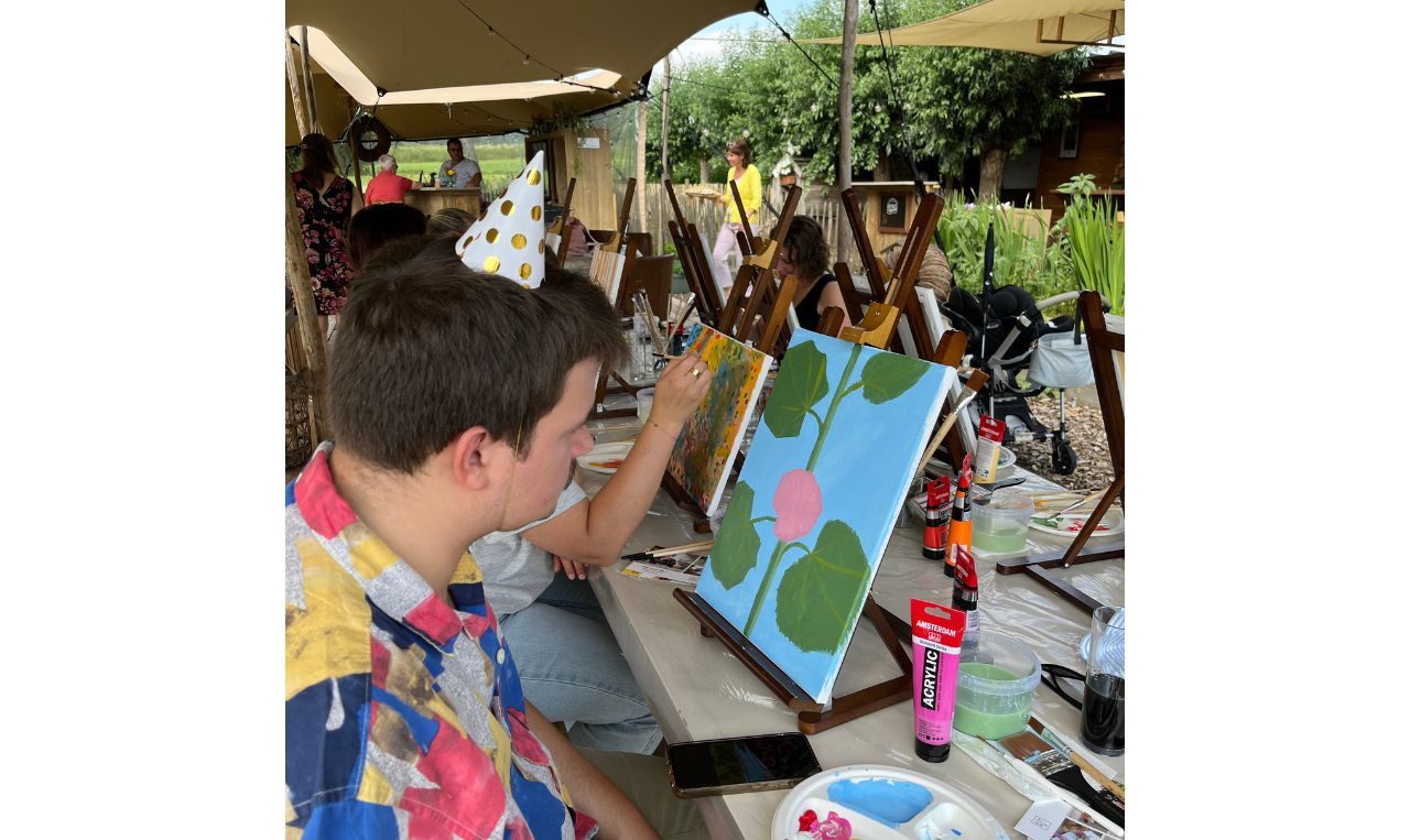 Paint & Sip voor groepen - Foto