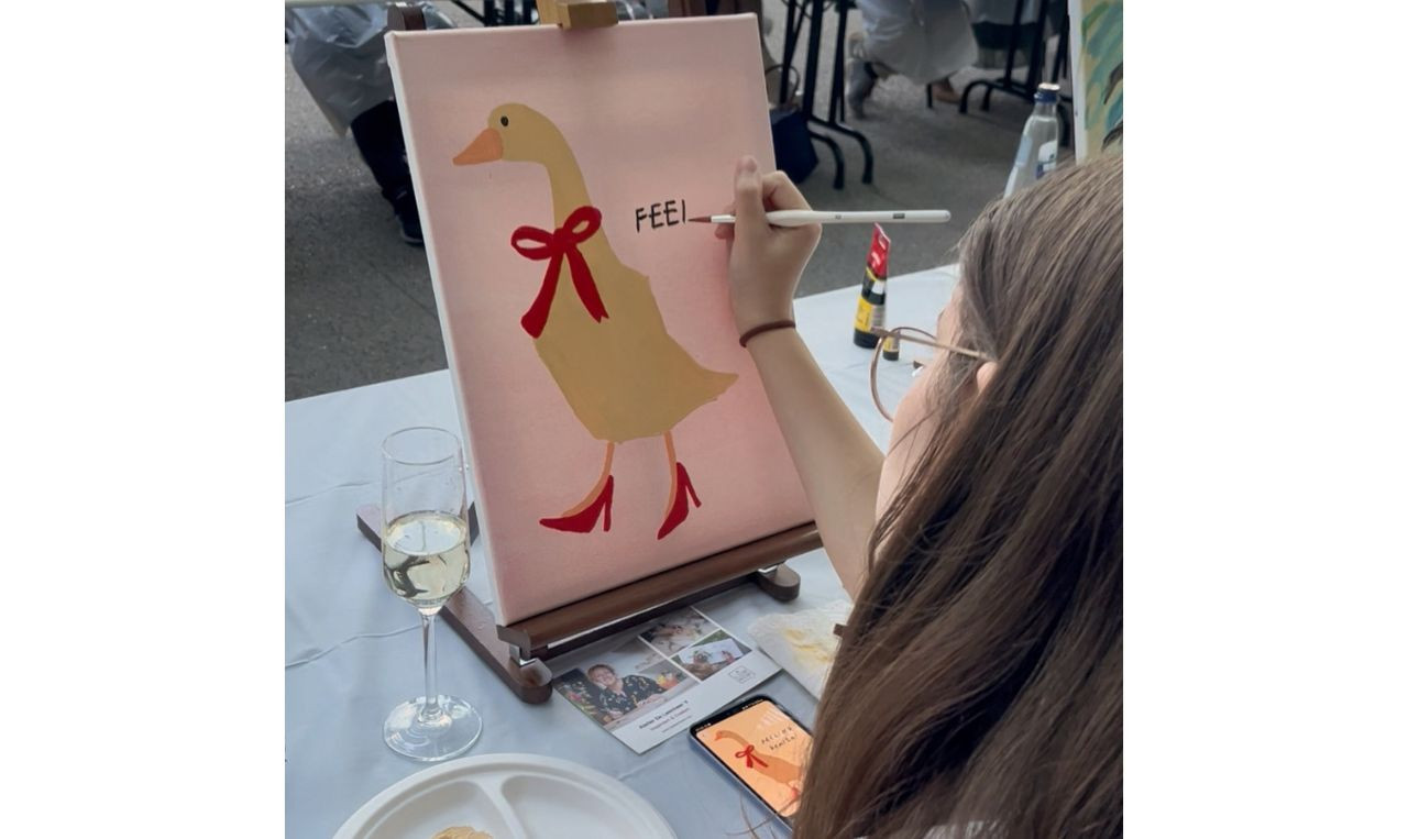 Paint & Sip voor groepen - Foto