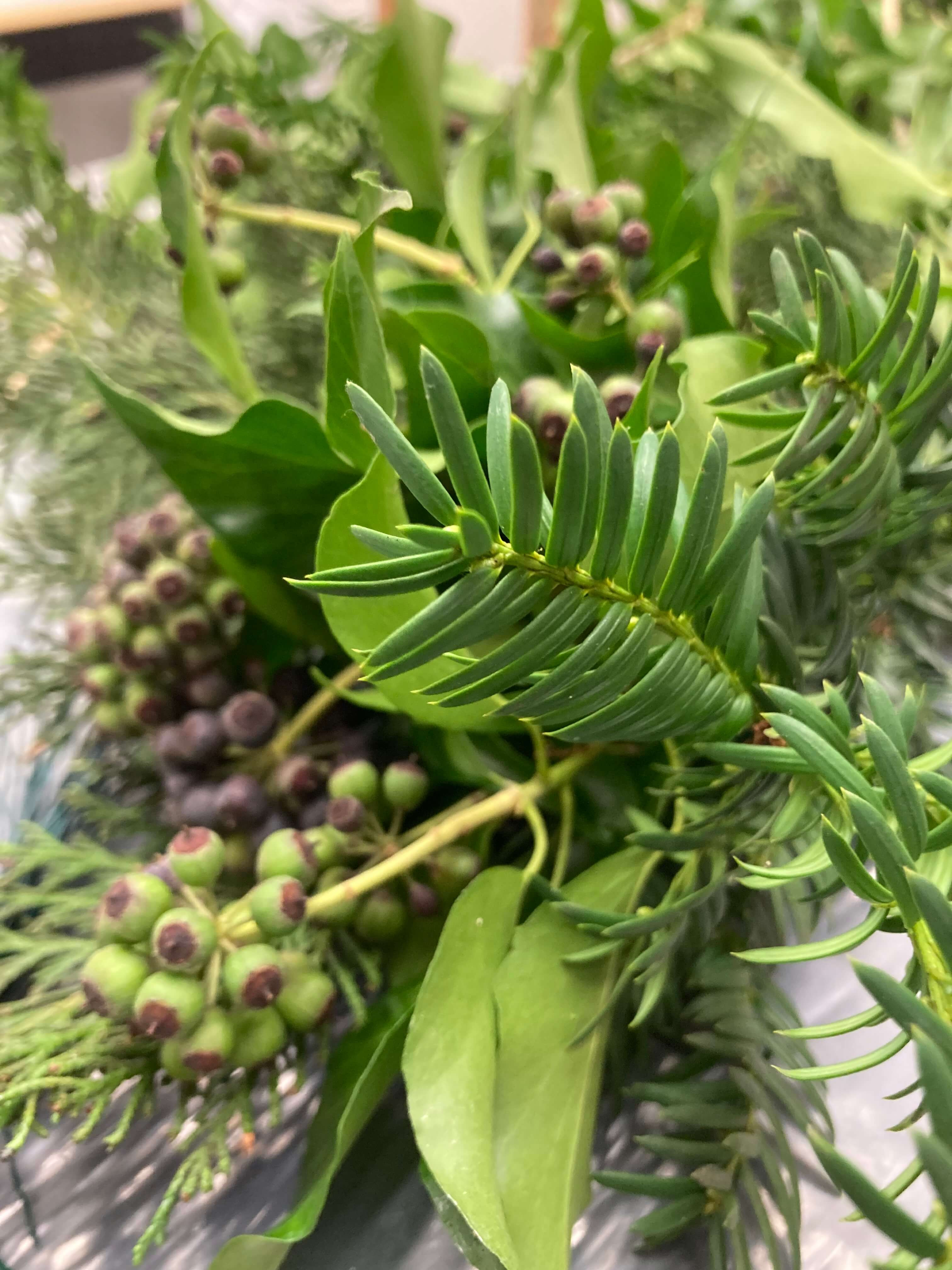 Sfeervolle kerstkrans - Foto