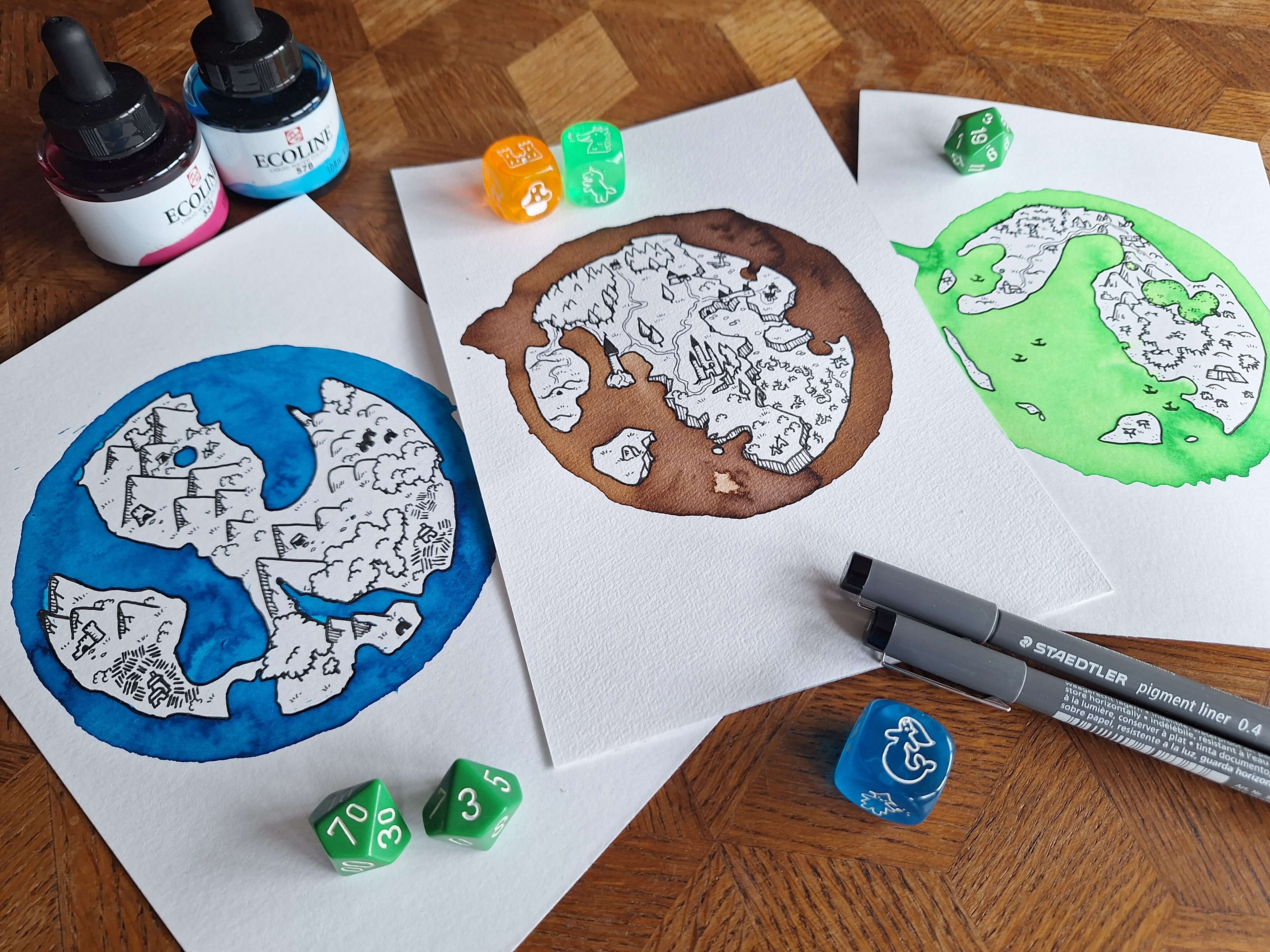 Teken je eigen fantasy kaart