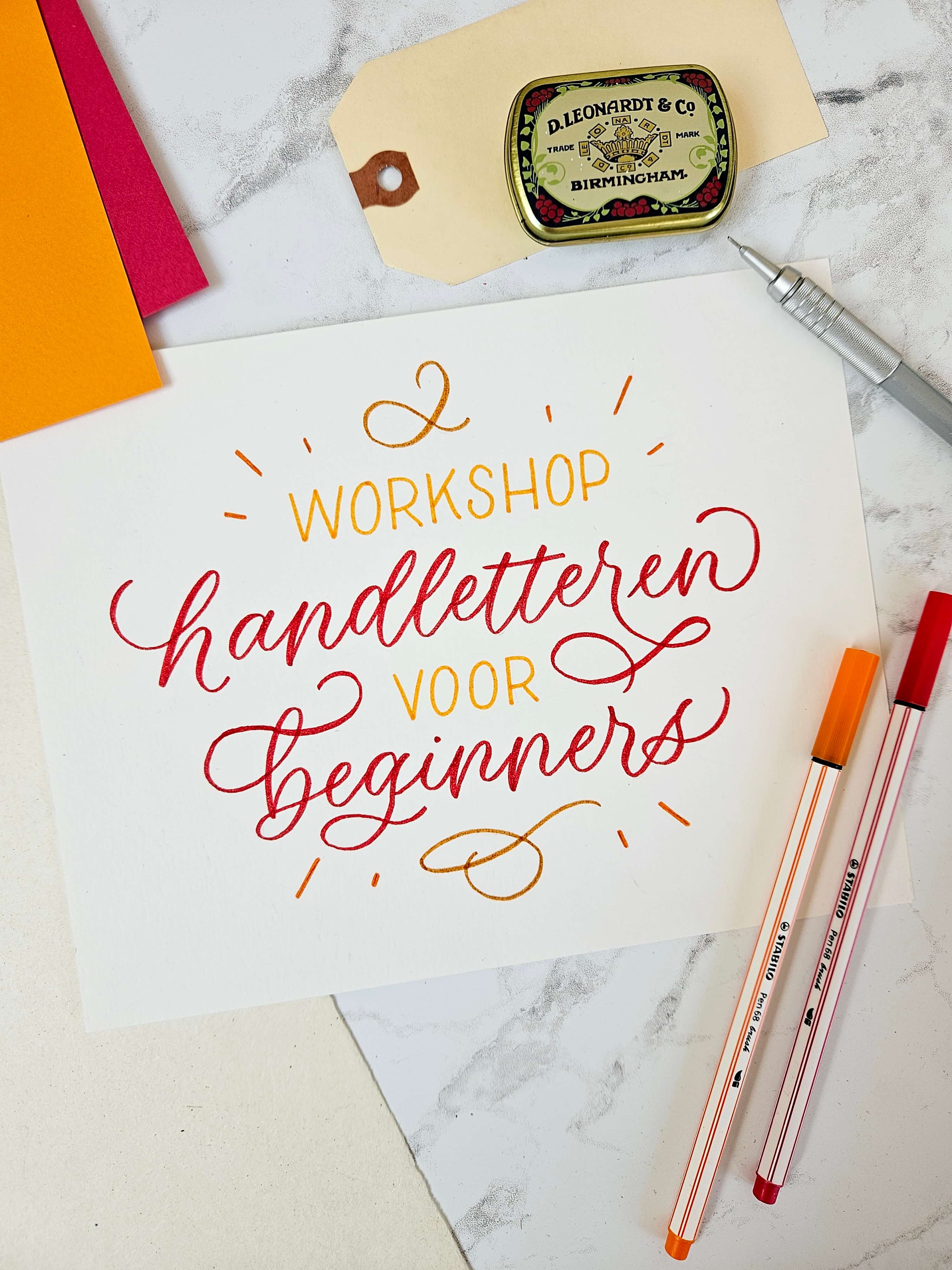 Handletteren voor beginners
