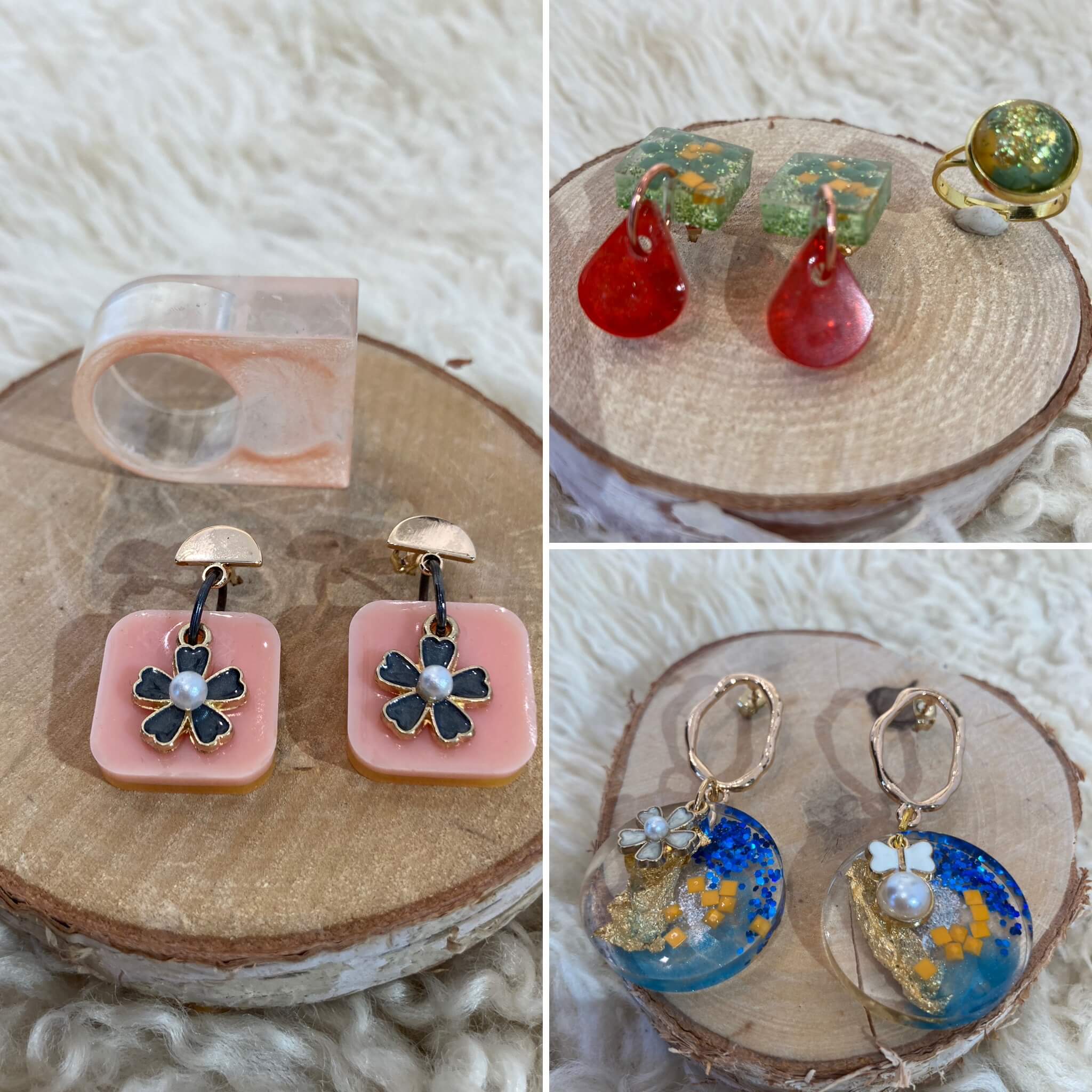 Schitter met je eigen juwelen, workshop juwelen in hars (resin) - Foto