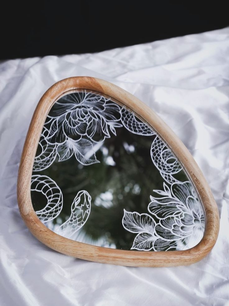 Spiegel graveren - Foto