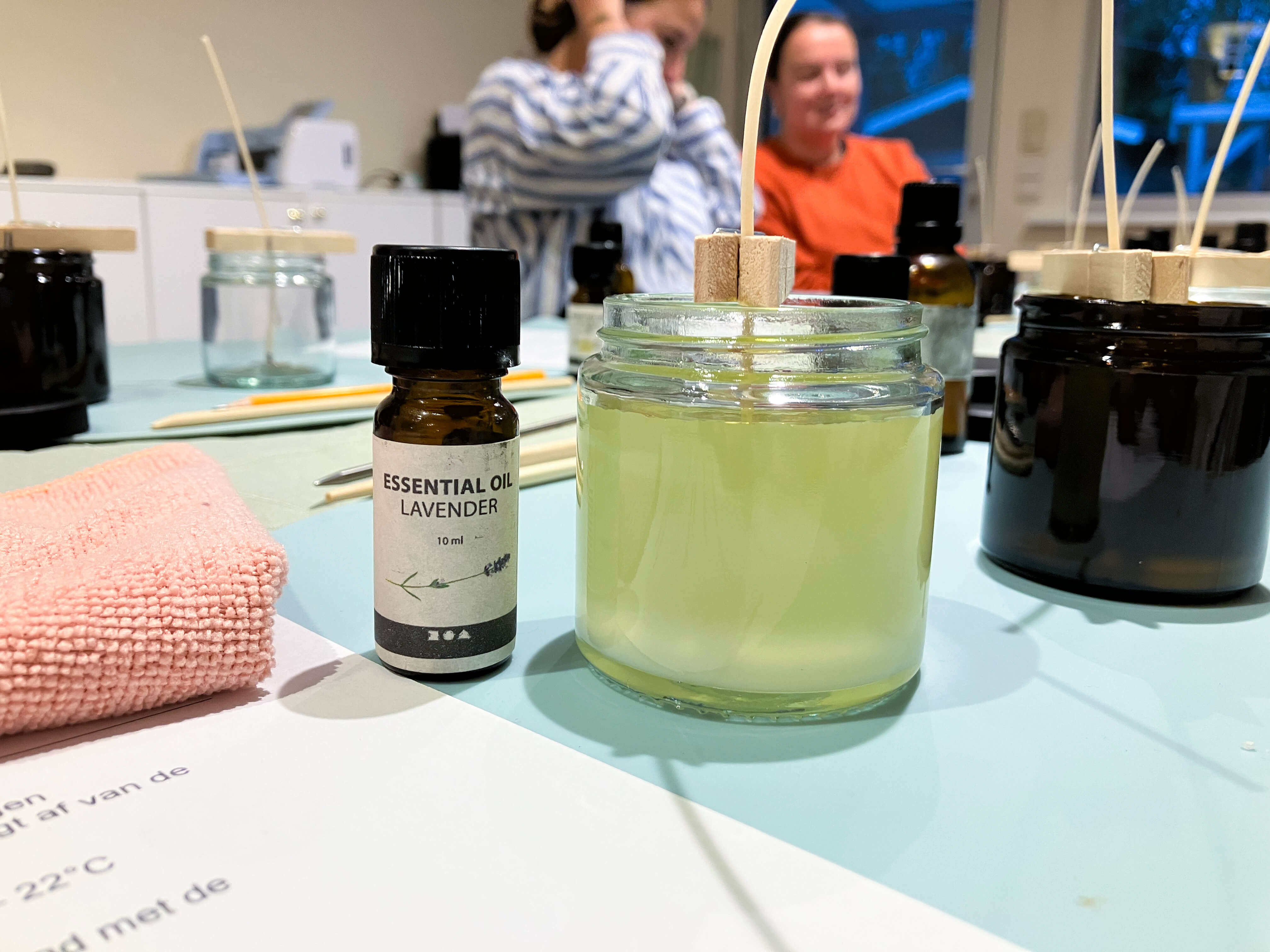 Geurkaarsen workshop - Foto