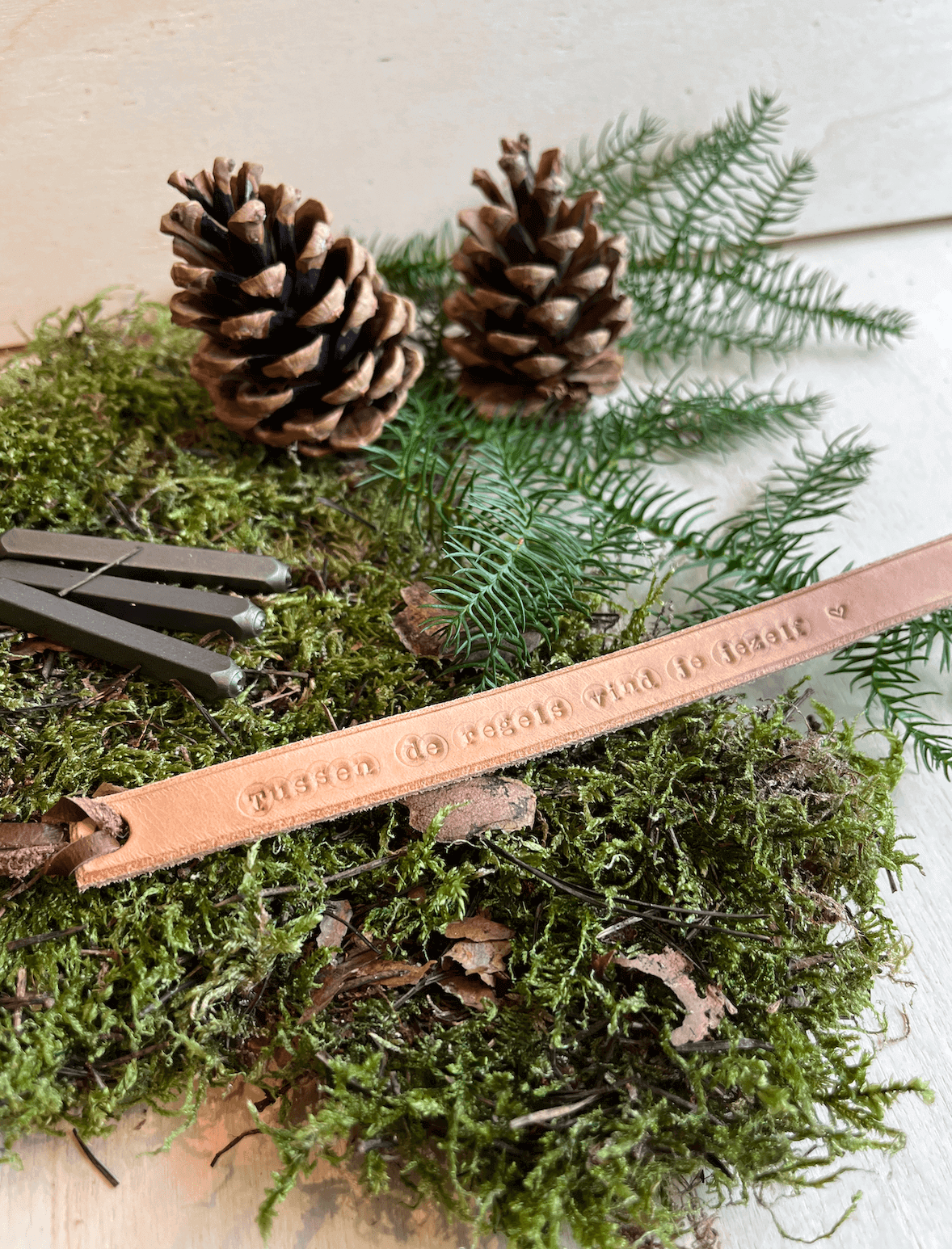 Lederen boekenlegger "Stempelen" @Libelle Winterfair - 13/11/2025 om 10u15