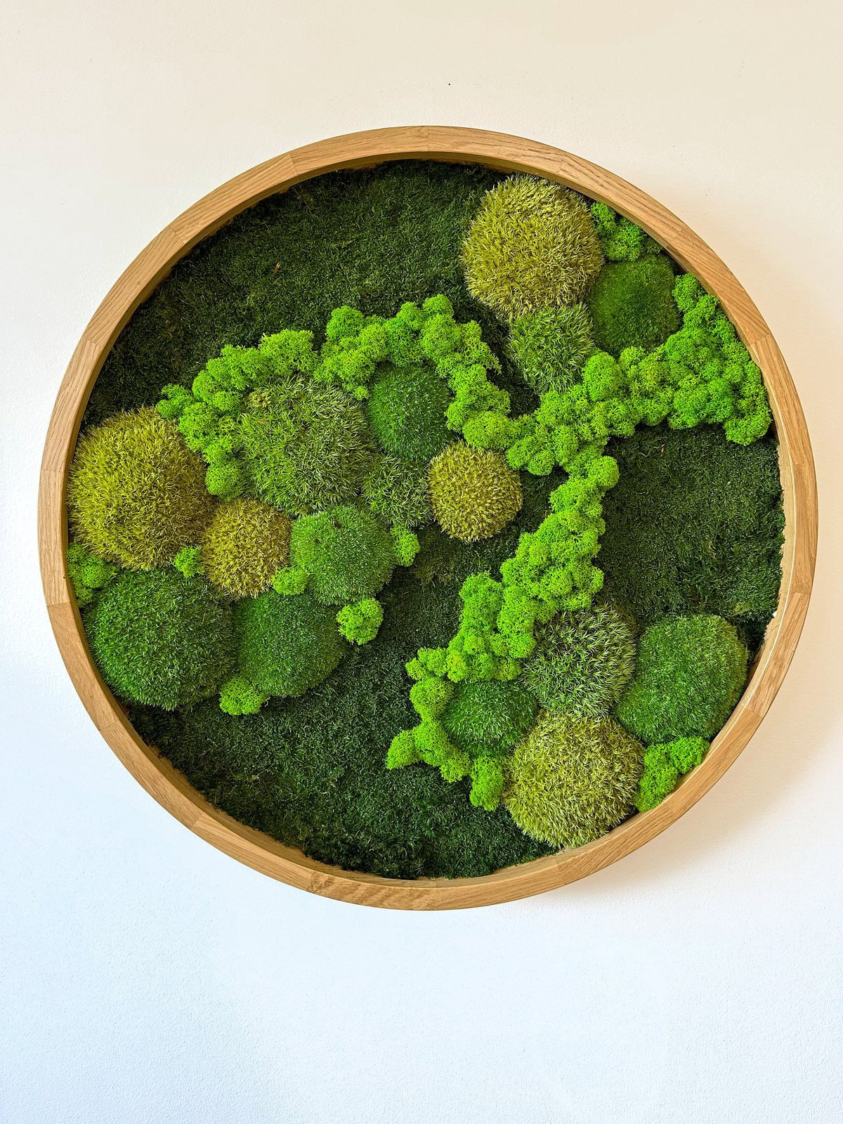 🌿🌸 Workshop Mosmuur of/en Bloemenwand Maken - Foto