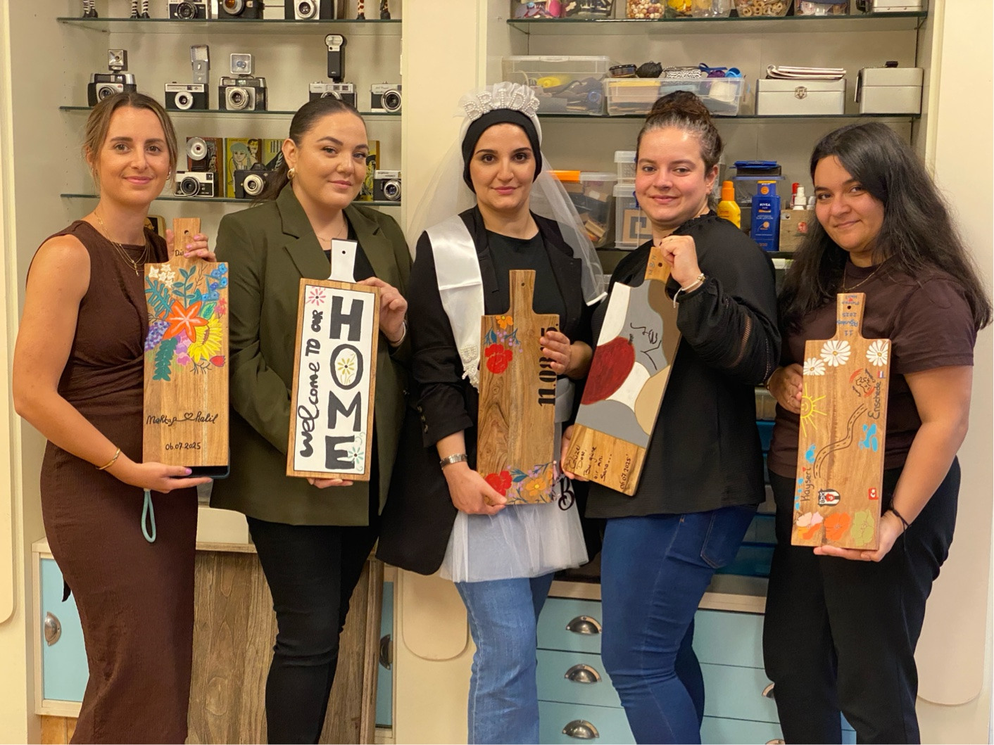 Tapas/borrelplank beschilderen - Foto