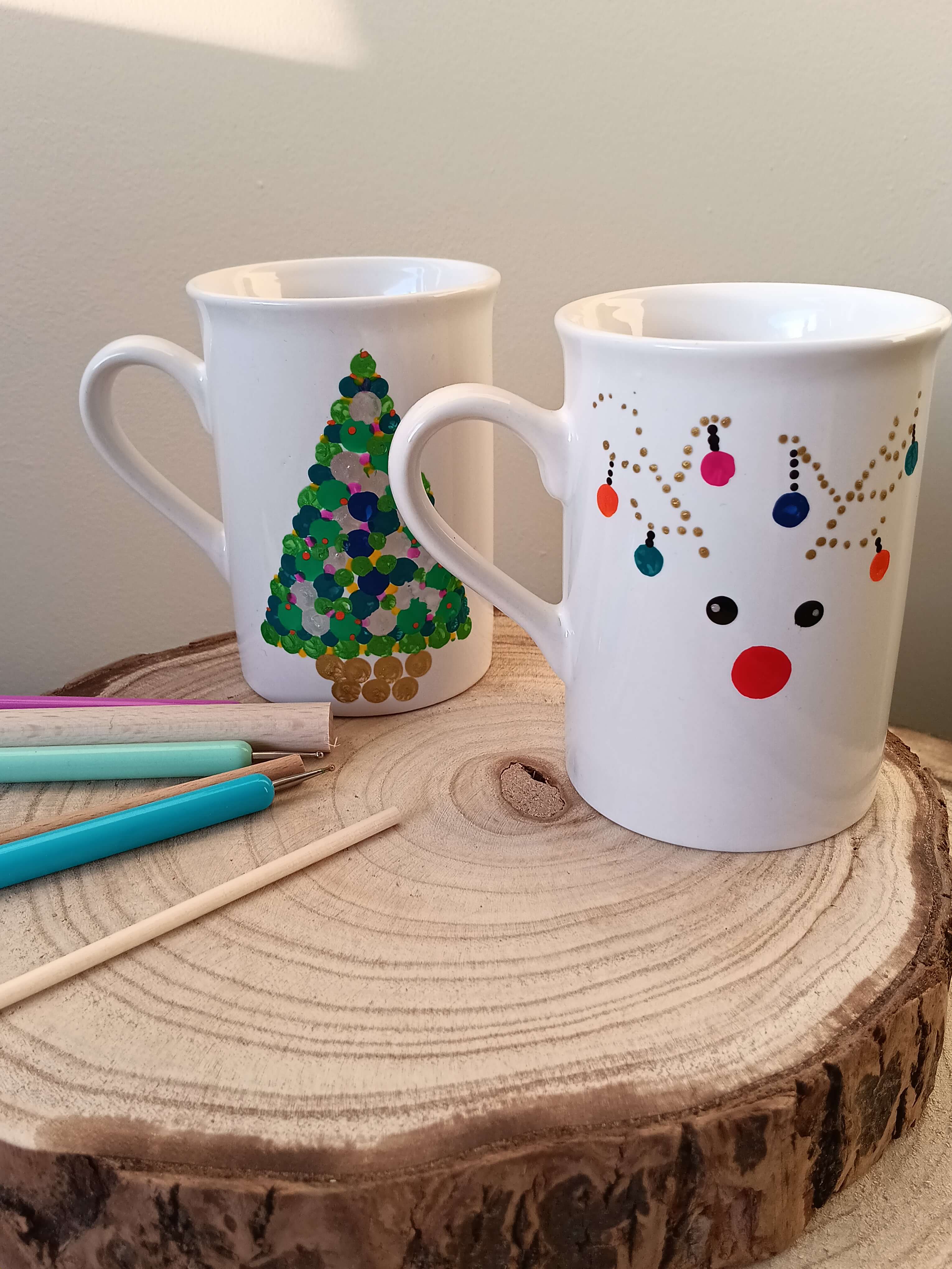 DOT Painting: Kerstige stipkunst op porselein @Libelle winterfair - 13/11 om 14u30 - Foto