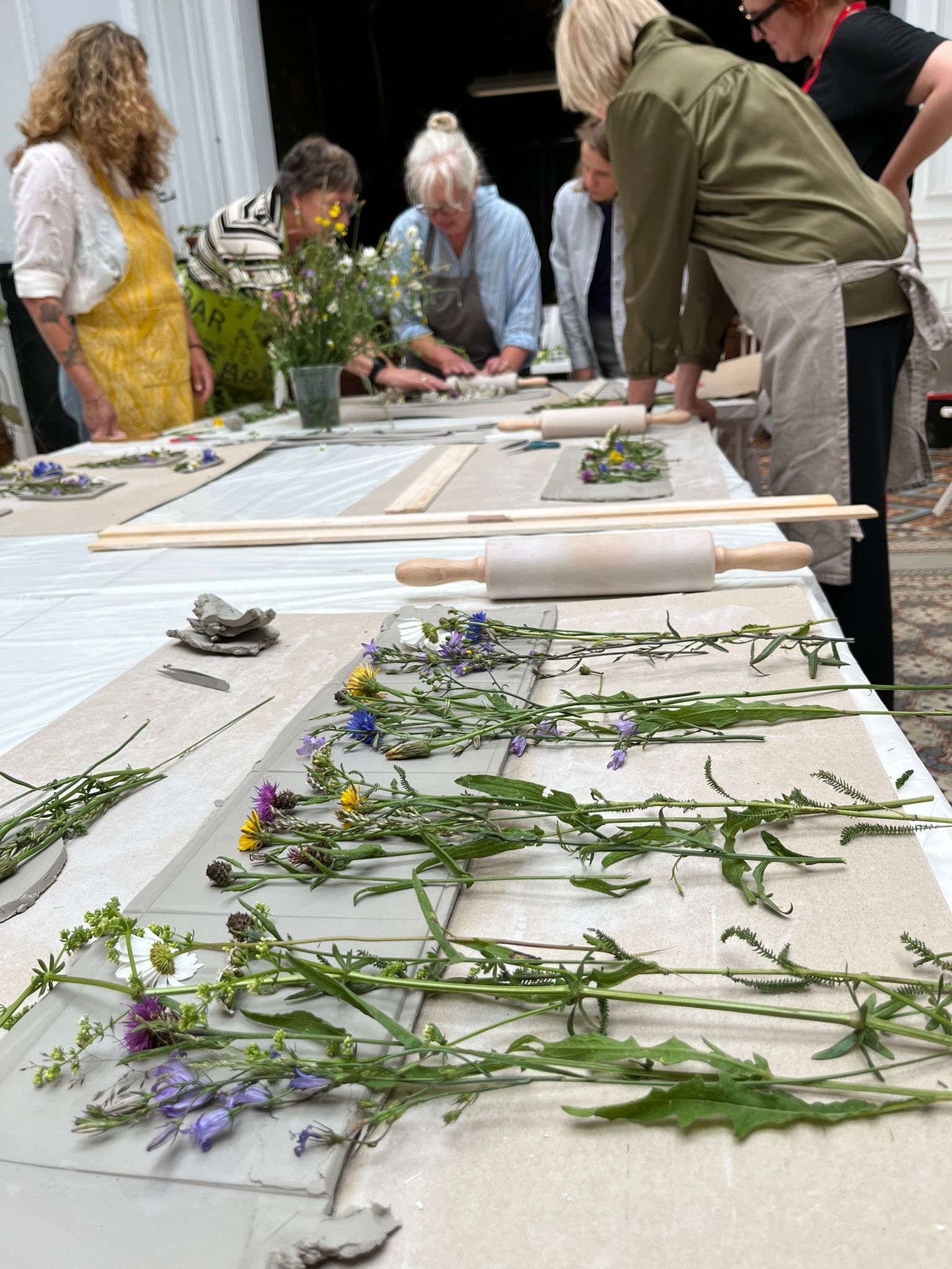 'Botanische tegels maken' voor groepen