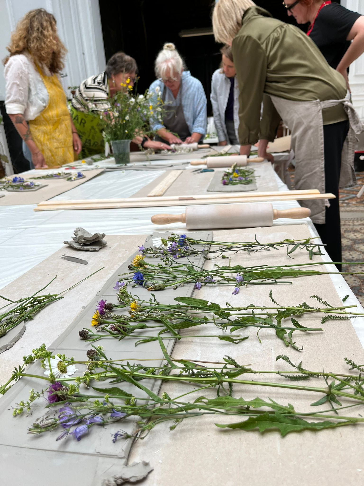 'Botanische tegels maken' voor groepen - Foto