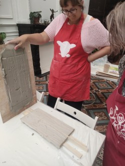 'Botanische tegels maken' voor groepen - Foto