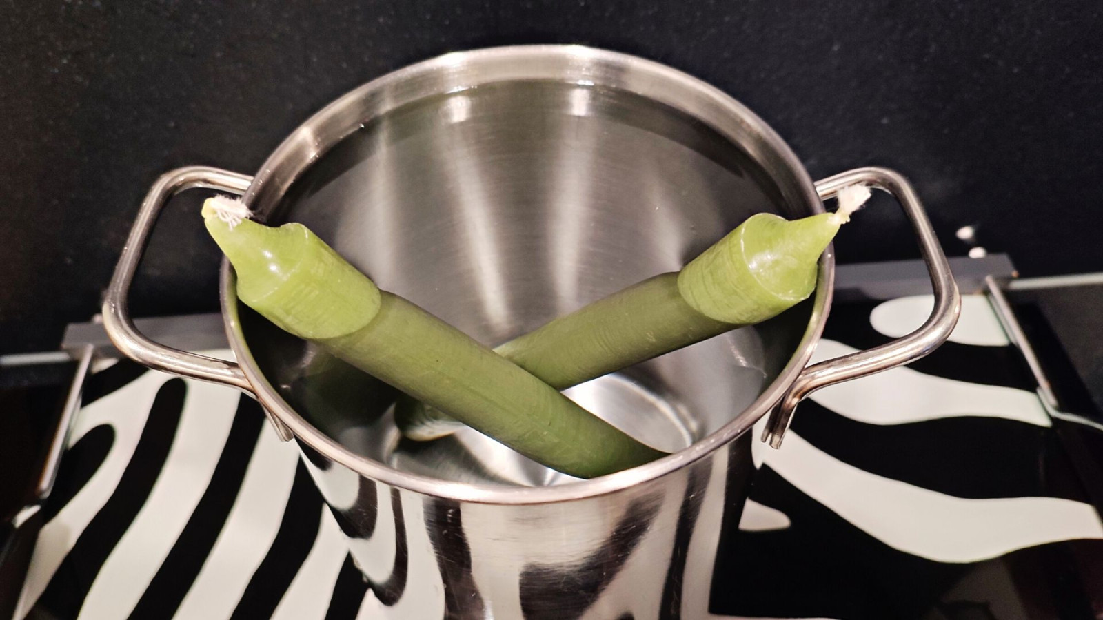 Stap 1 DIY Twisted candle in drie stappen